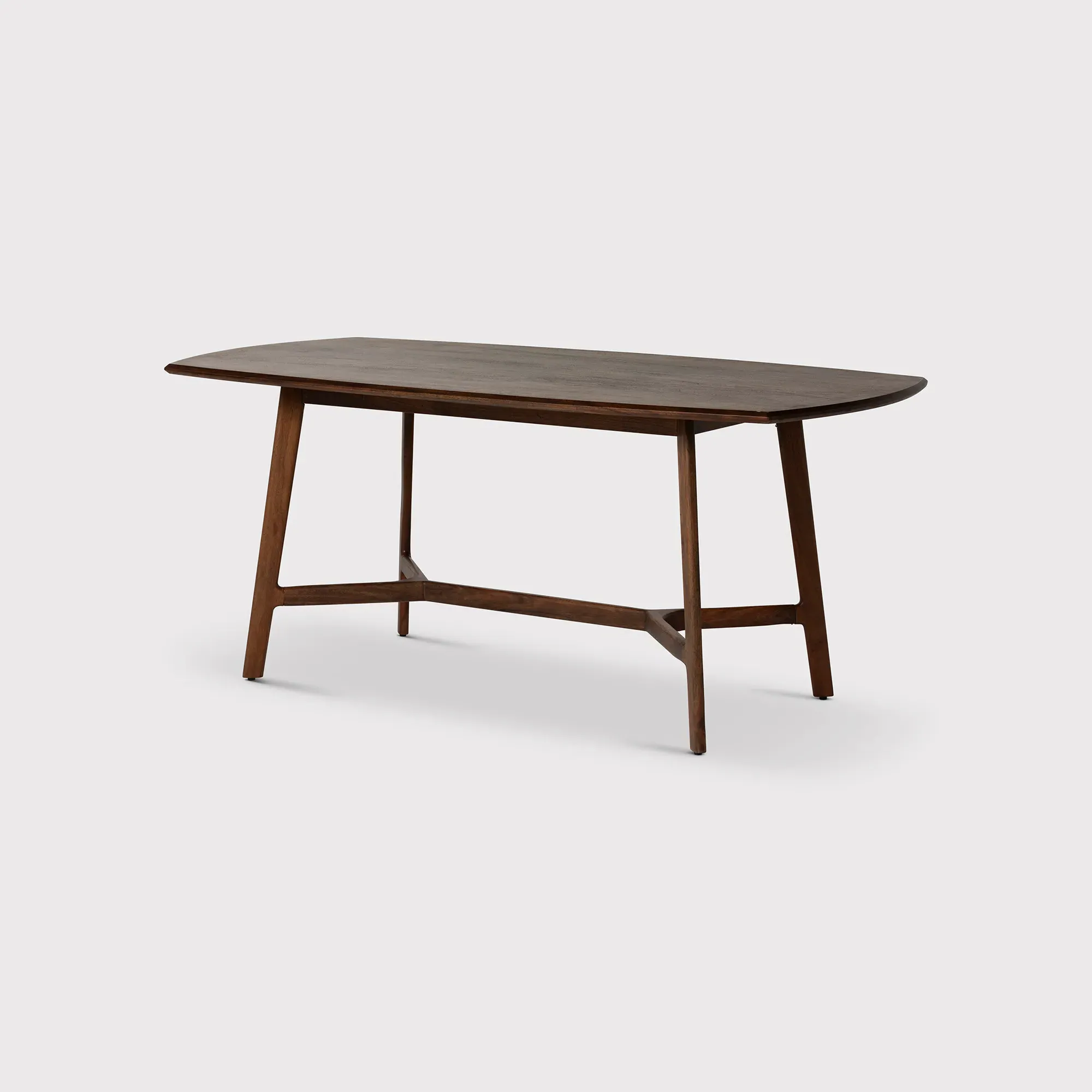 Cresta Dining Table - Brown, Wood