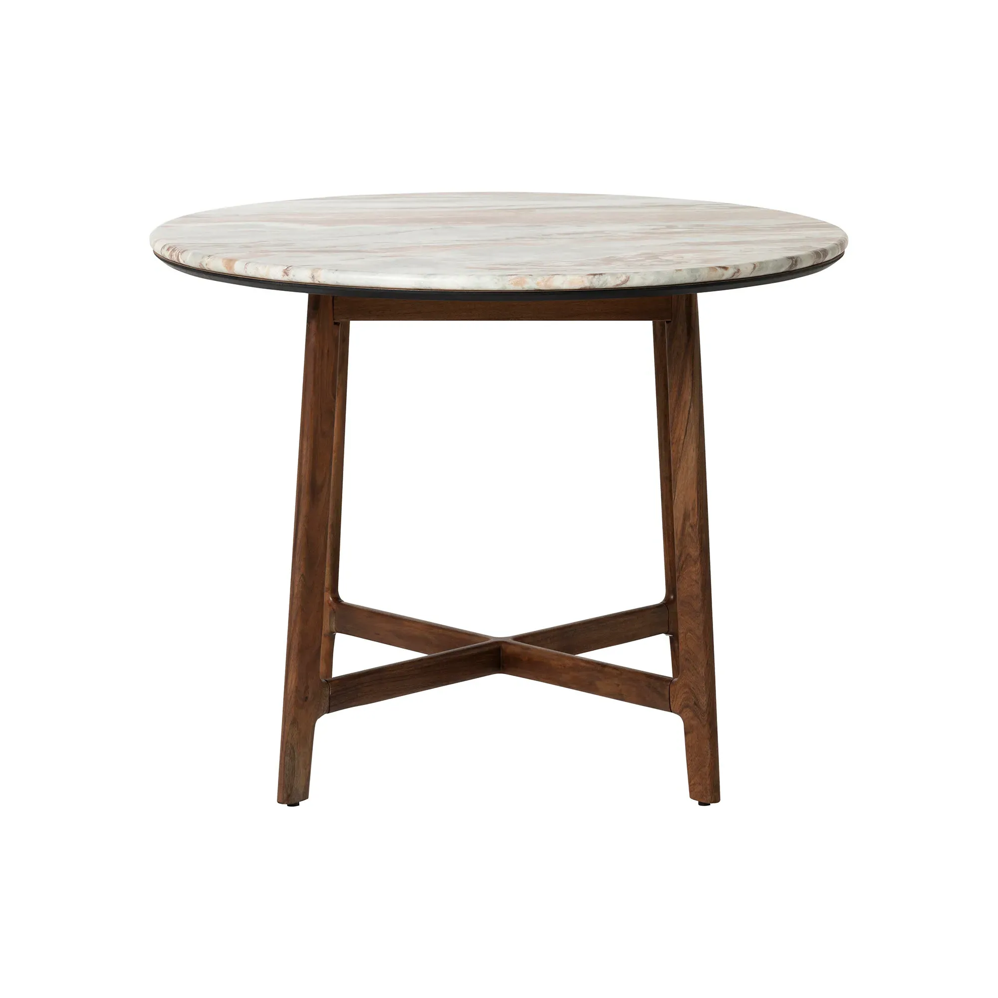 Cresta Round Dining Table - White, Wood
