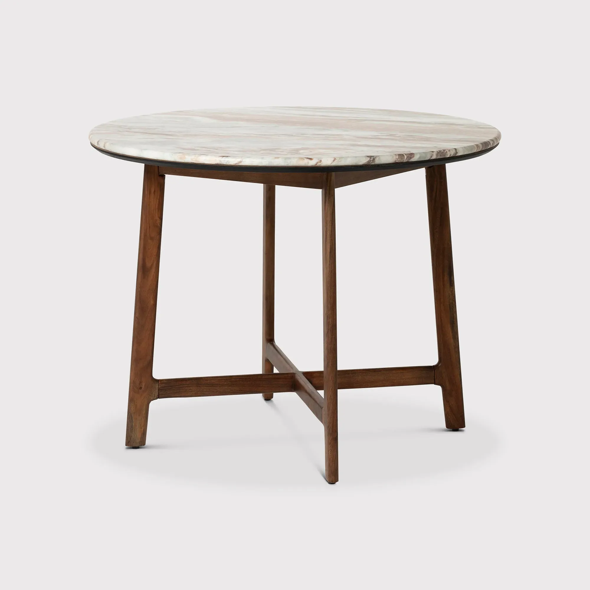 Cresta Round Dining Table - White, Wood image