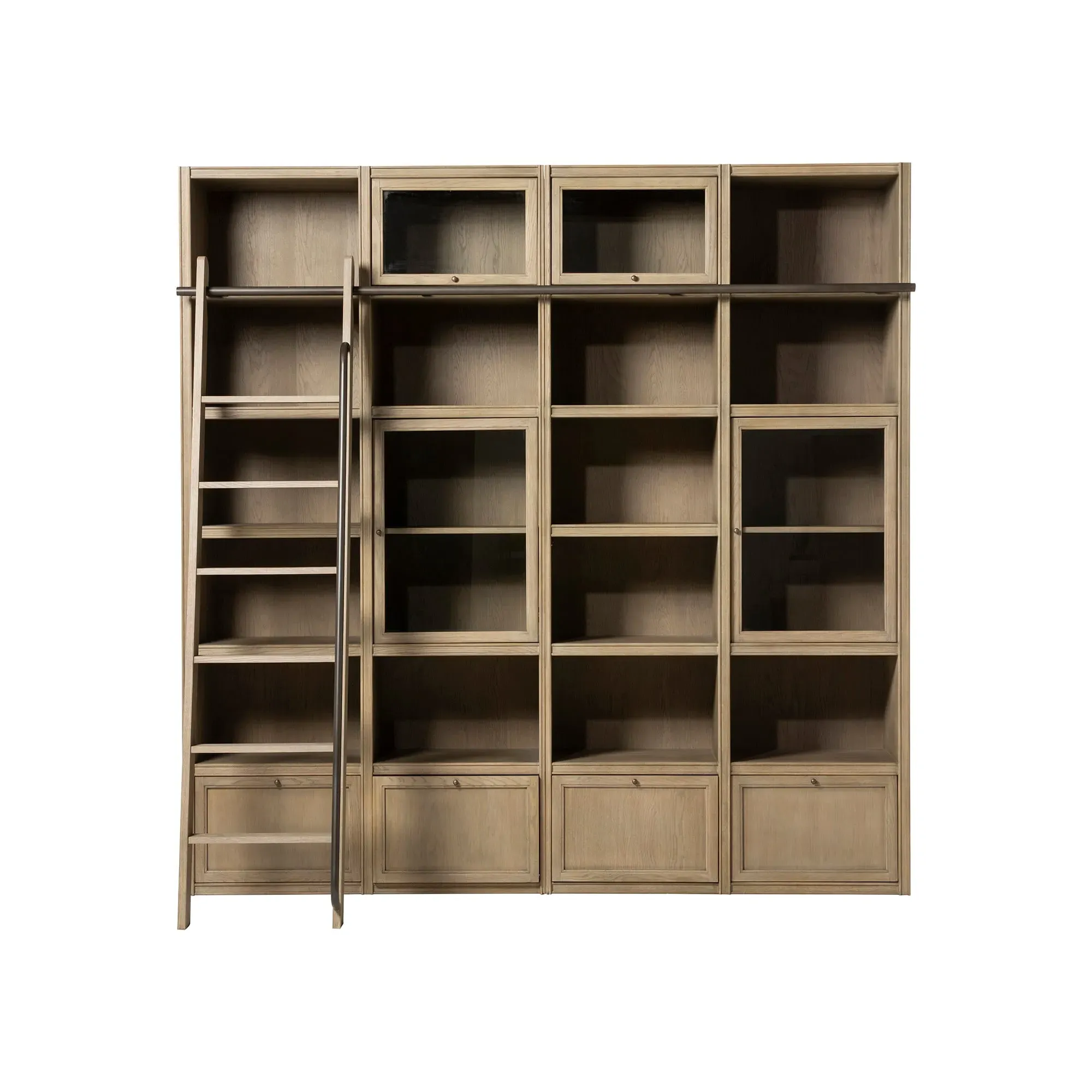 Culver Shelving Unit - Brown Oak