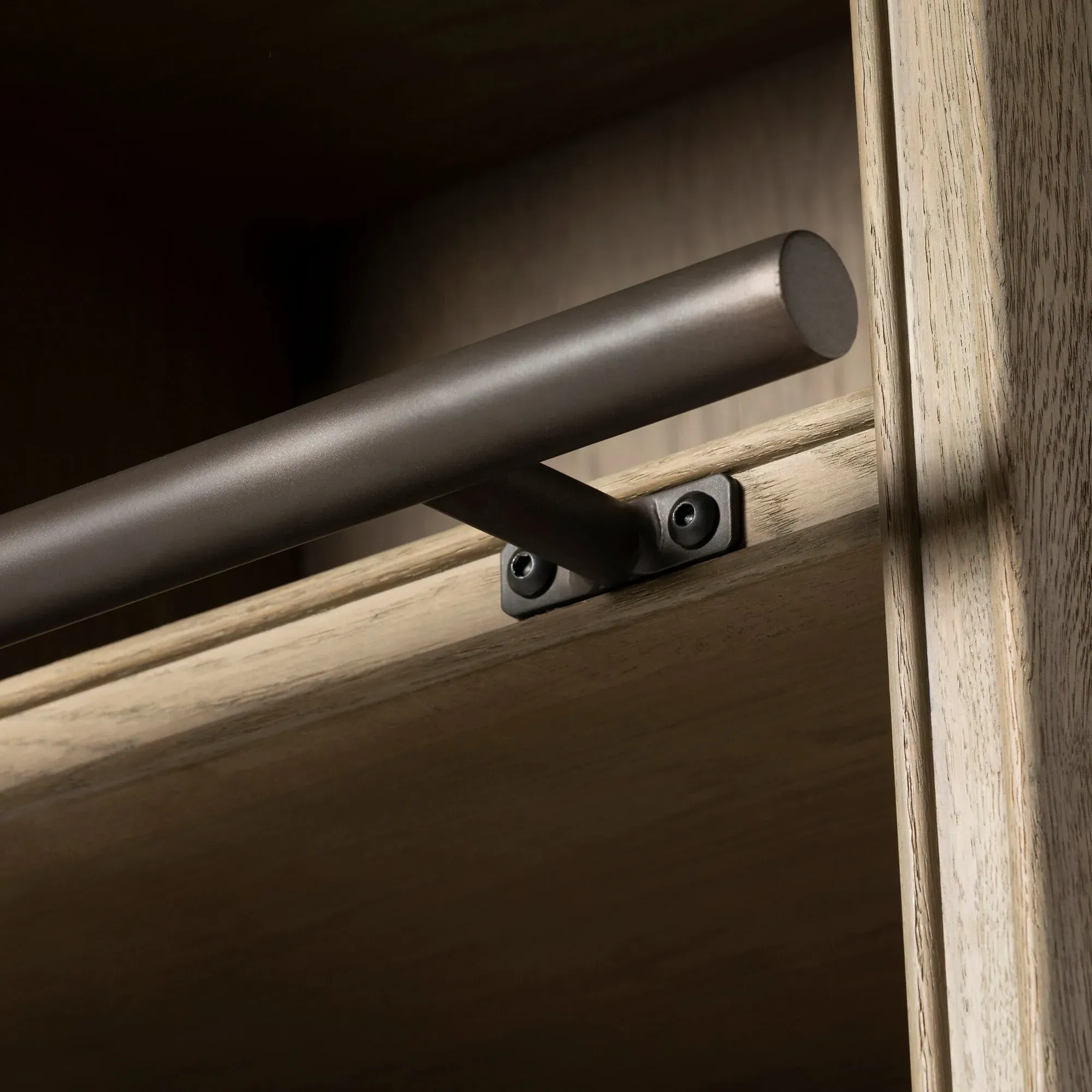 Culver Shelving Unit - Brown Oak