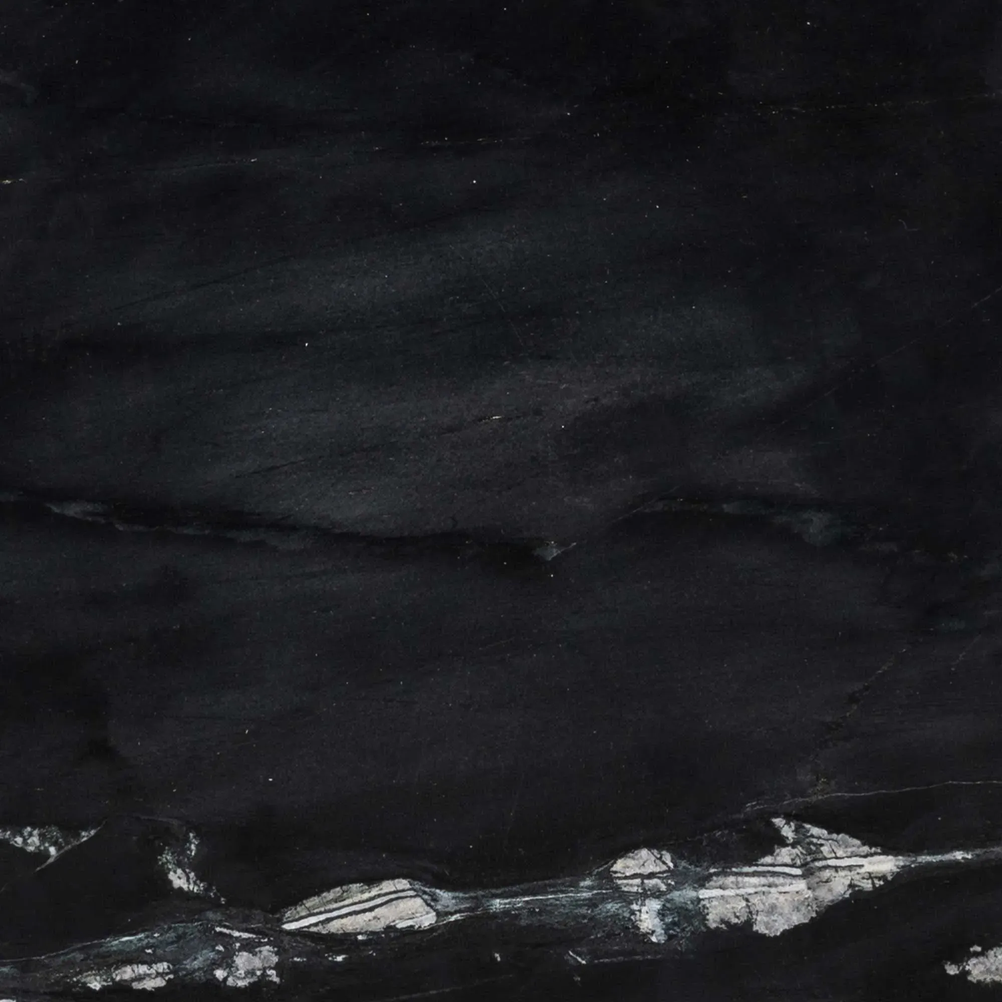 Cyrelle Round End Table - Gold, Marble