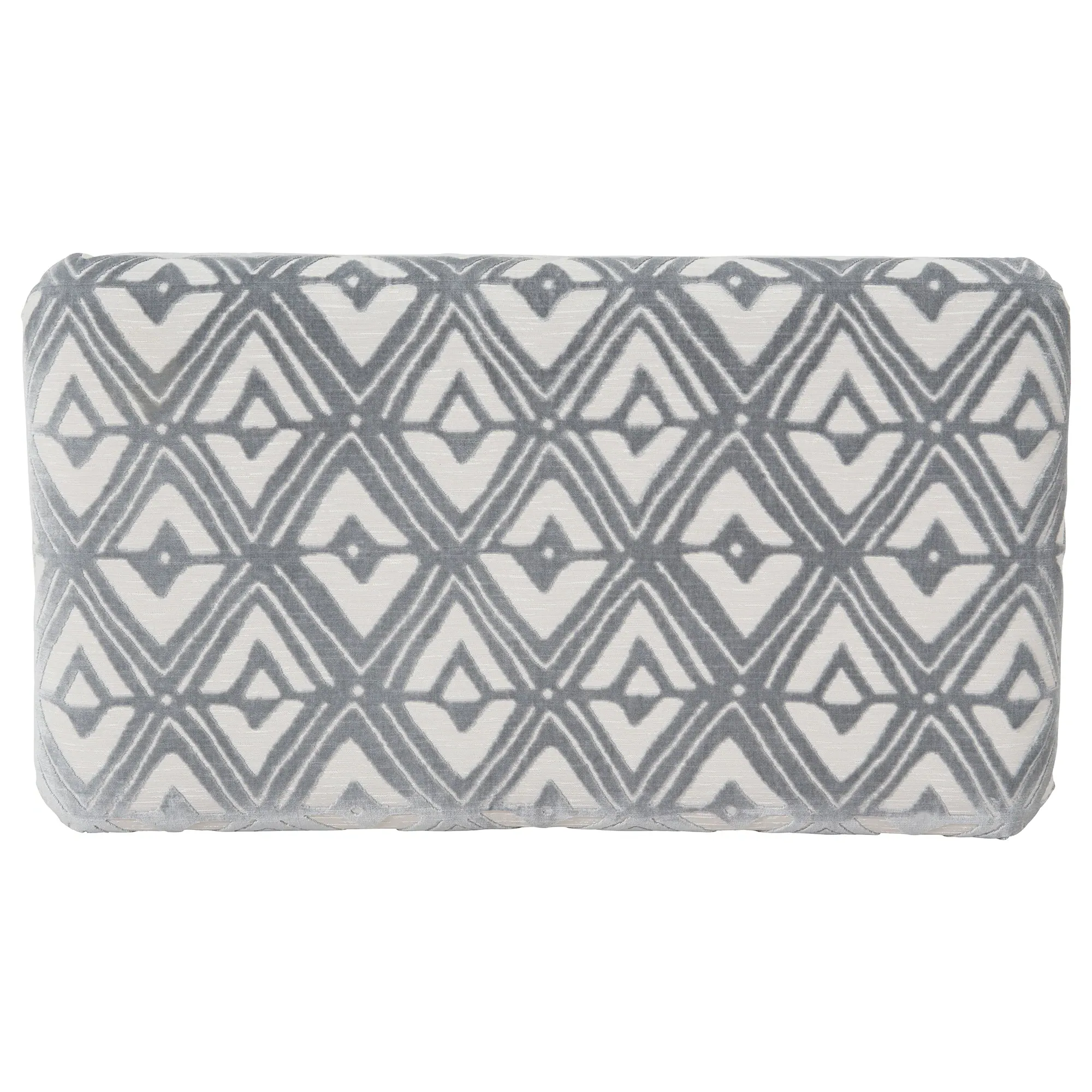 Dandridge Legged Ottoman - Grey, Fabric
