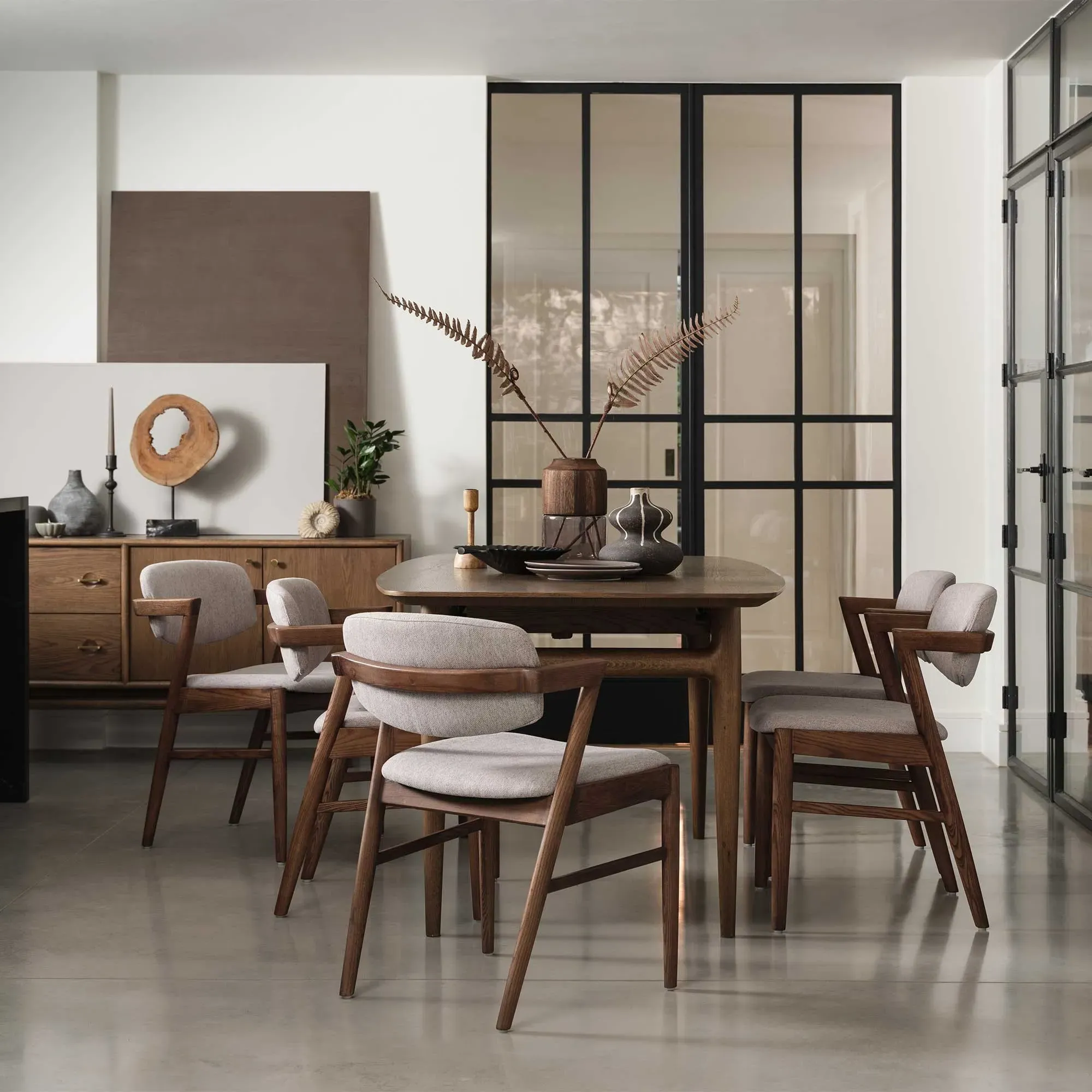 Darcy Arm Dining Chair - Neutral, Ashwood