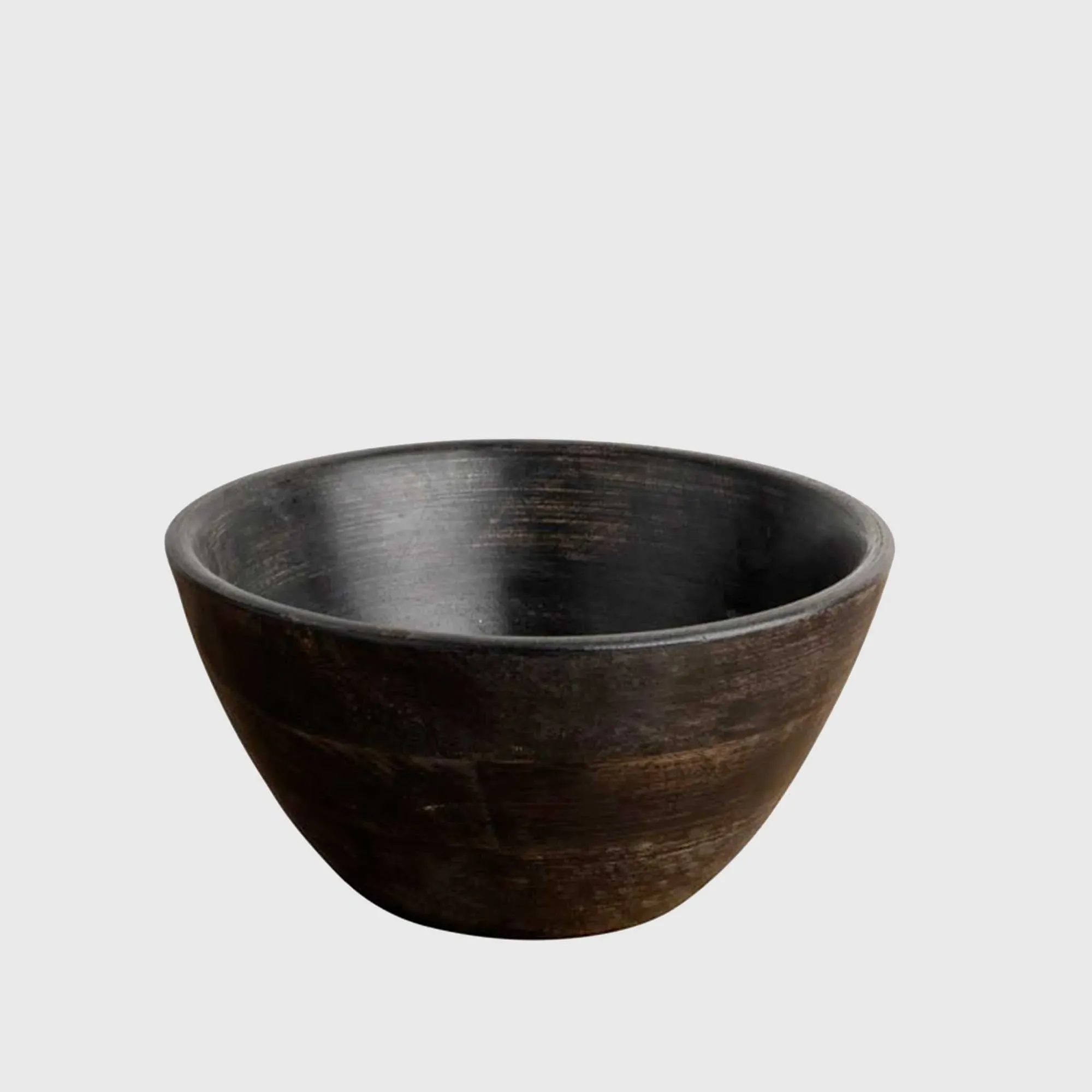 Dark Mango Bowl - Brown, Mango Wood image