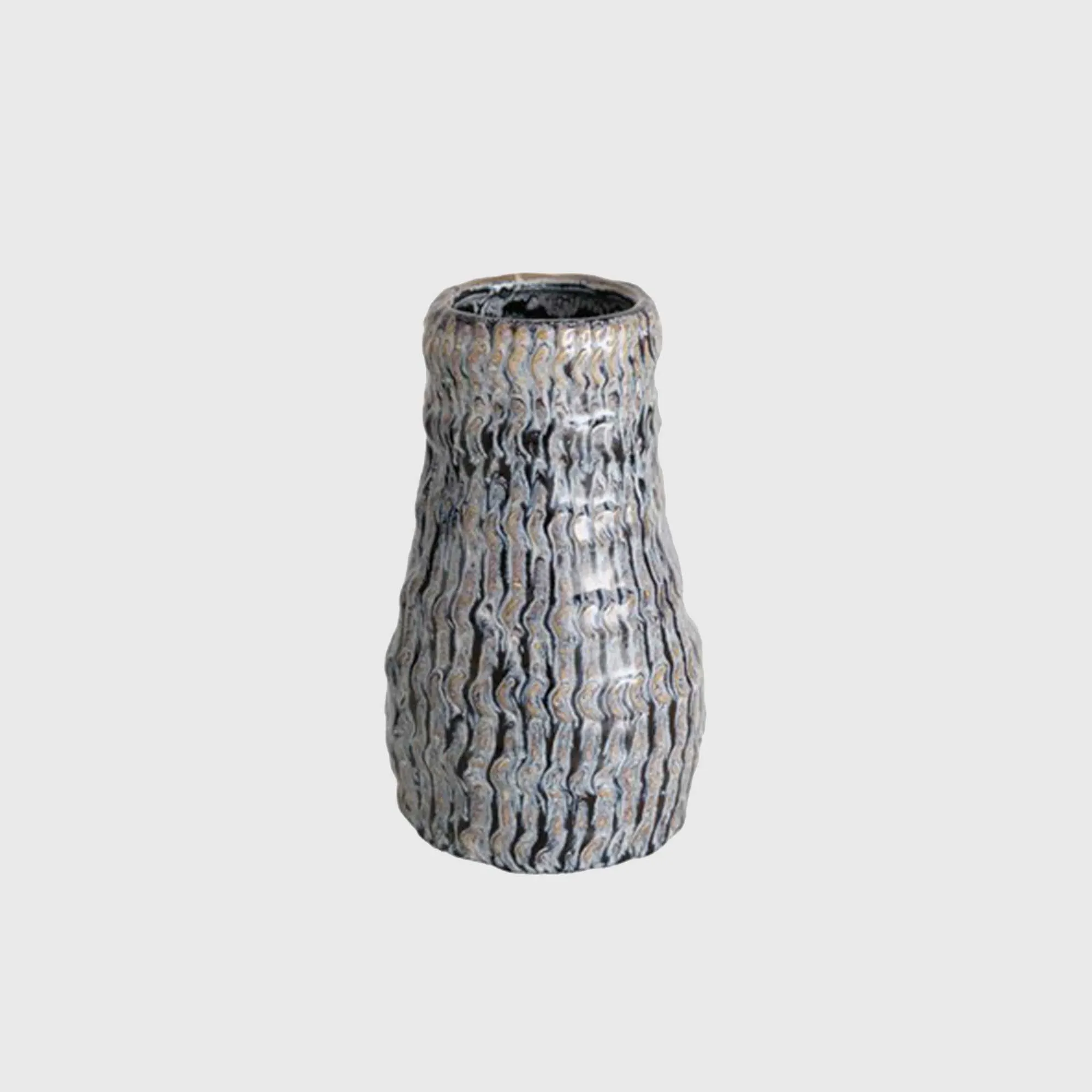 Dark Textured Vase - Porcelain image