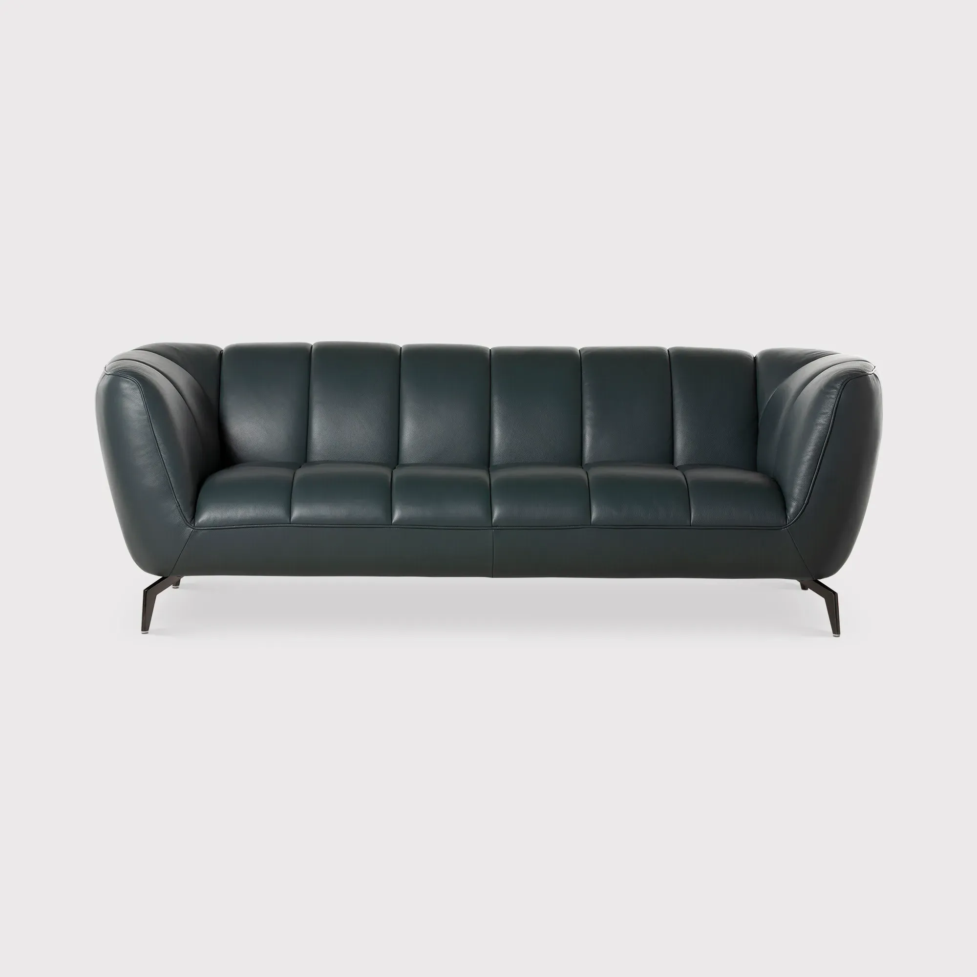 Darla 2.5 Seater Sofa - Grey, Leather image