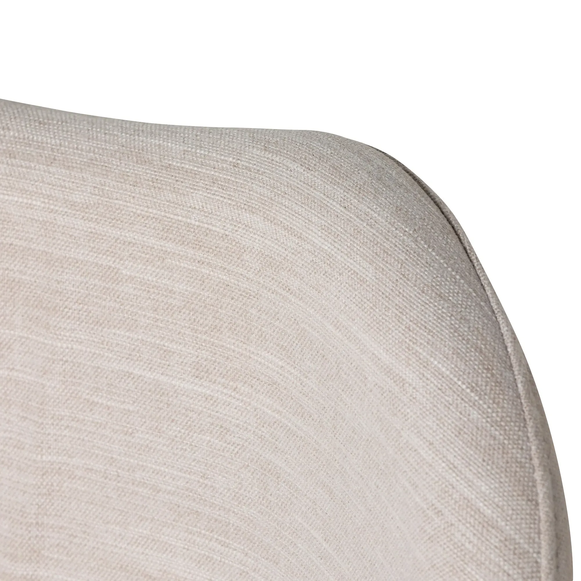 Dash Dining Chair - White, Fabric