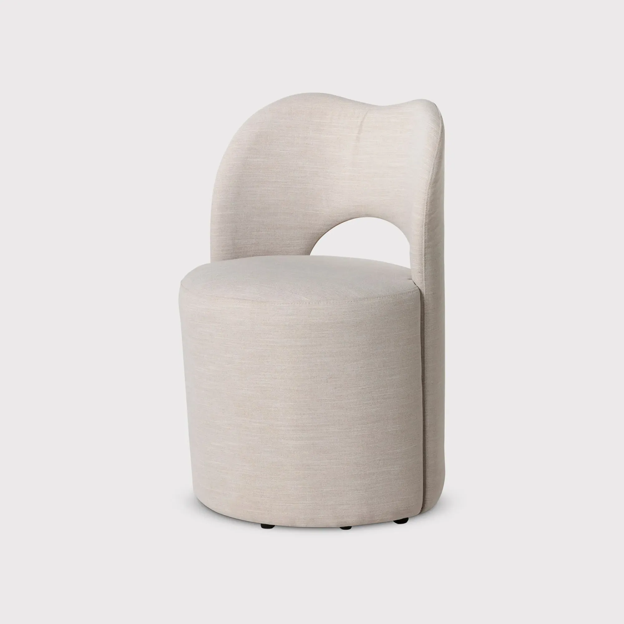 Dash Dining Chair - White, Fabric image