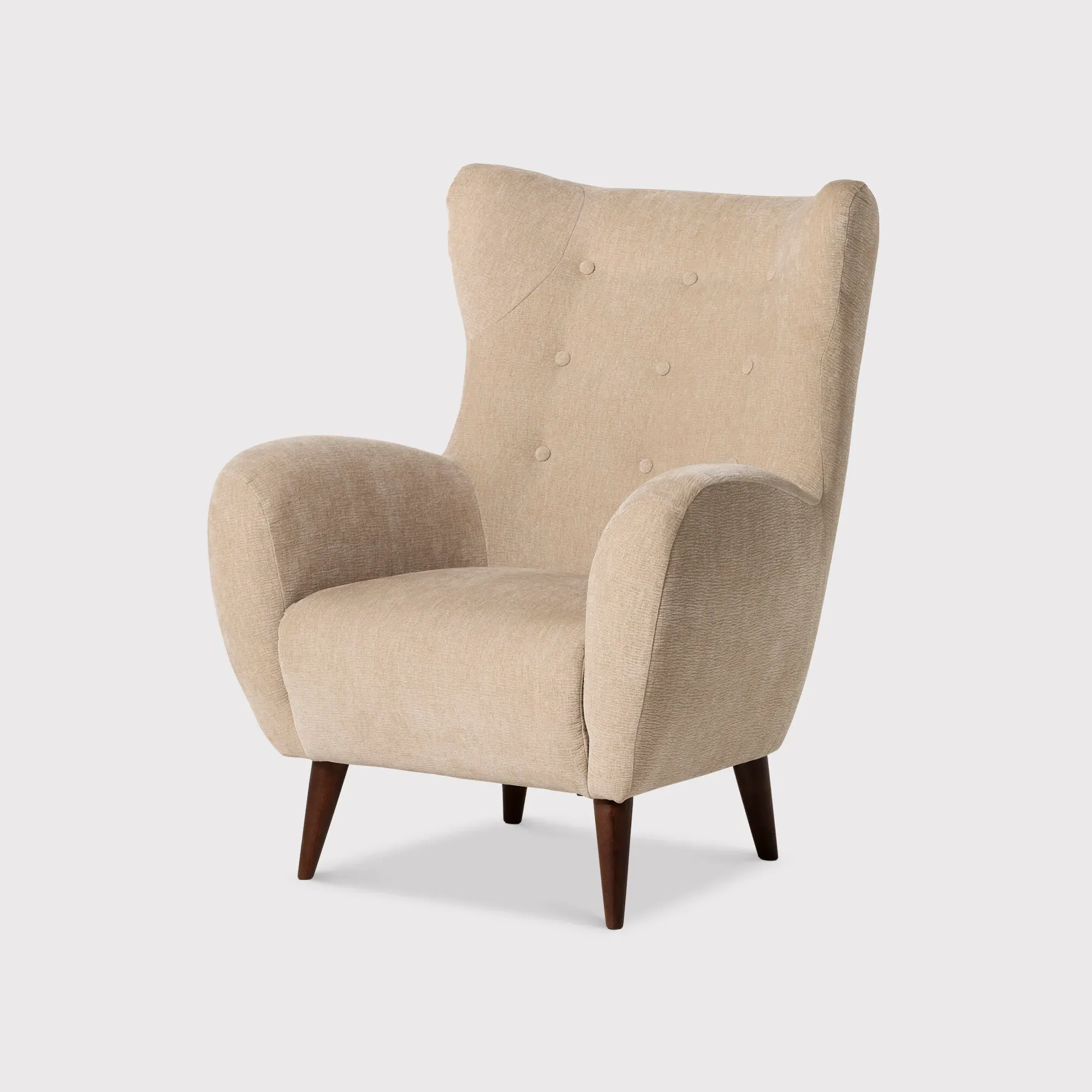 Delon Armchair - Neutral, Polyester