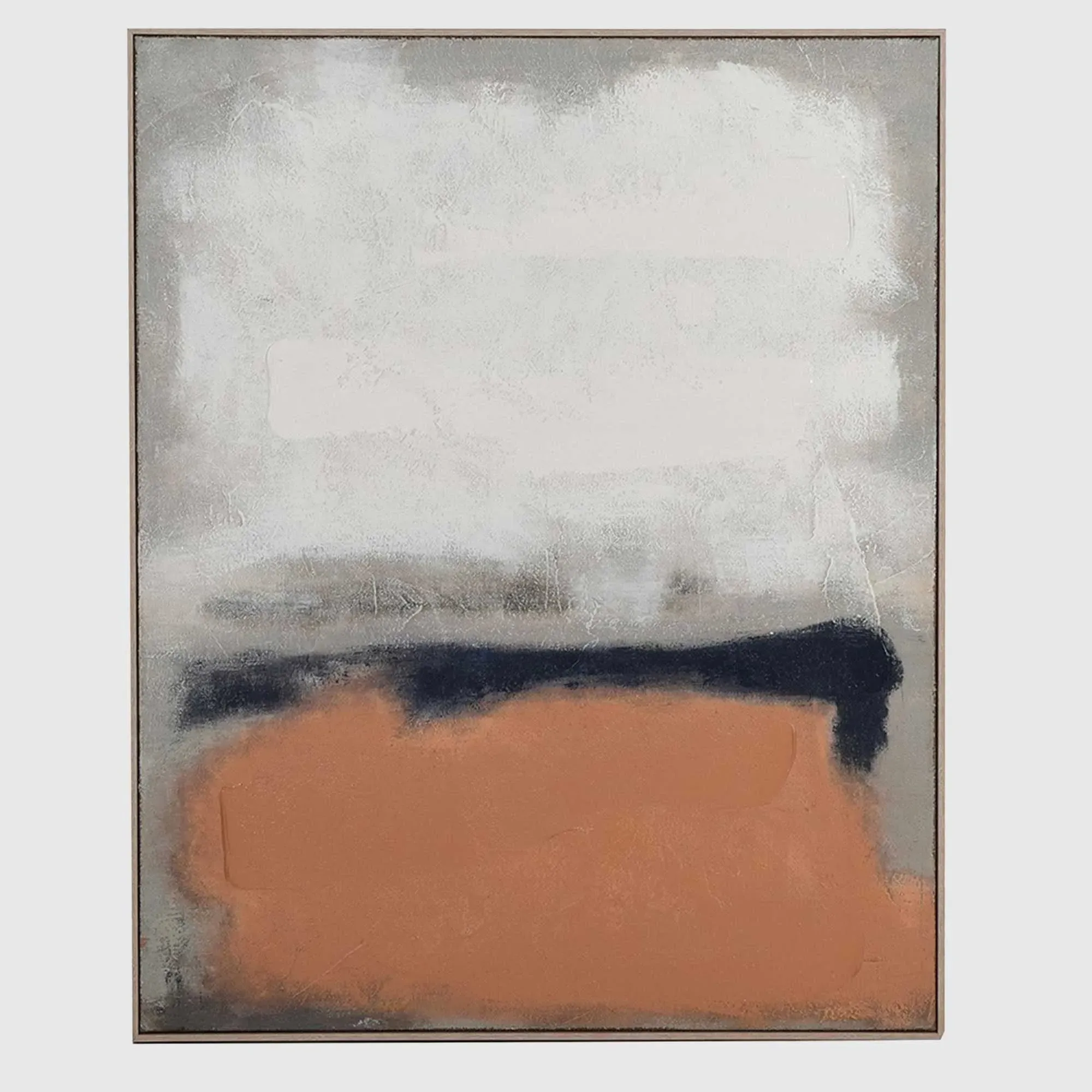 Desert Haze Square Framed Canvas Print