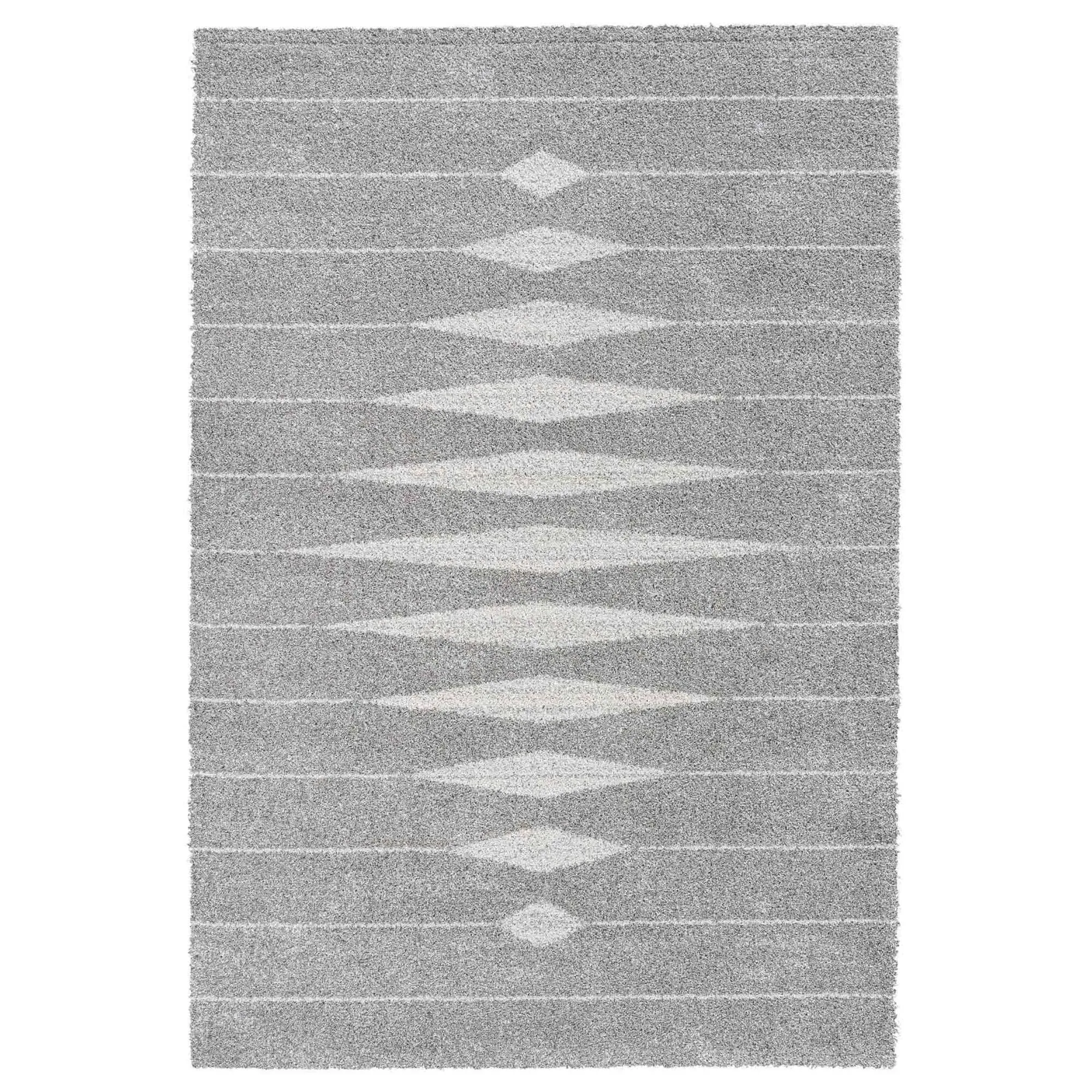 Diamond Waves Rug - Grey, Polypropylene image