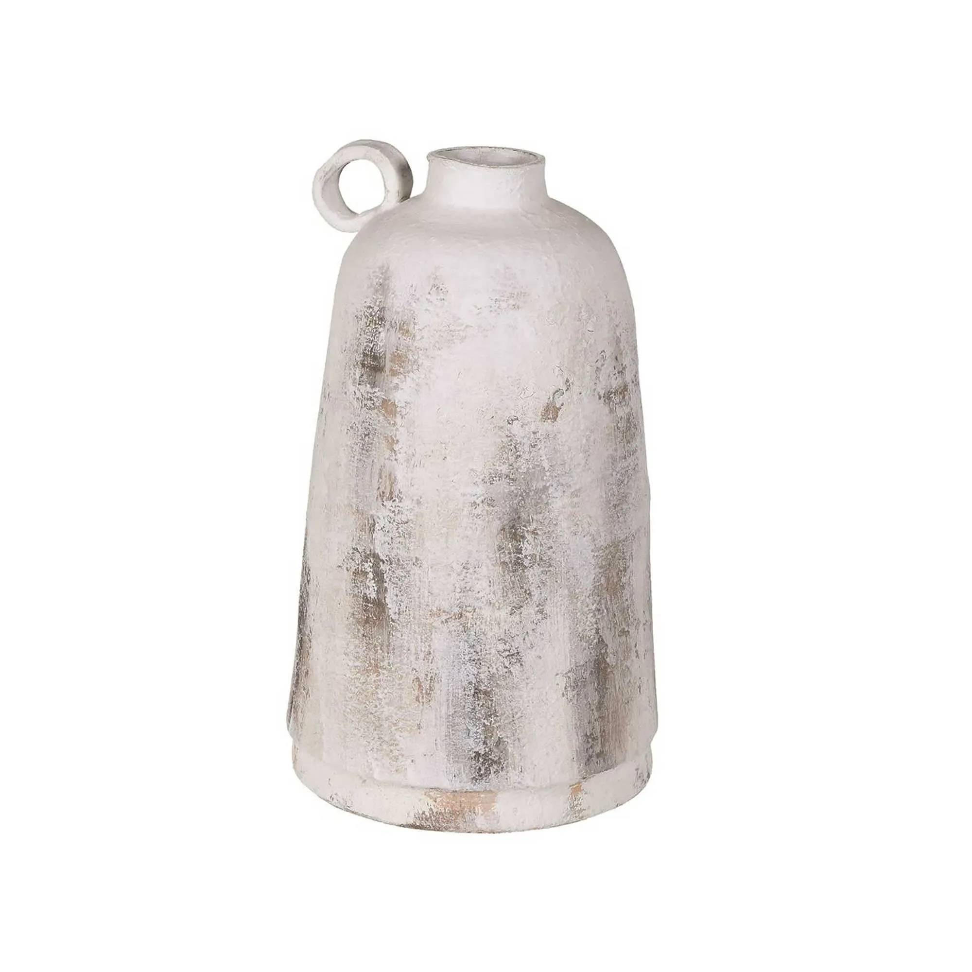 Distressed Vase - White, Terracotta image