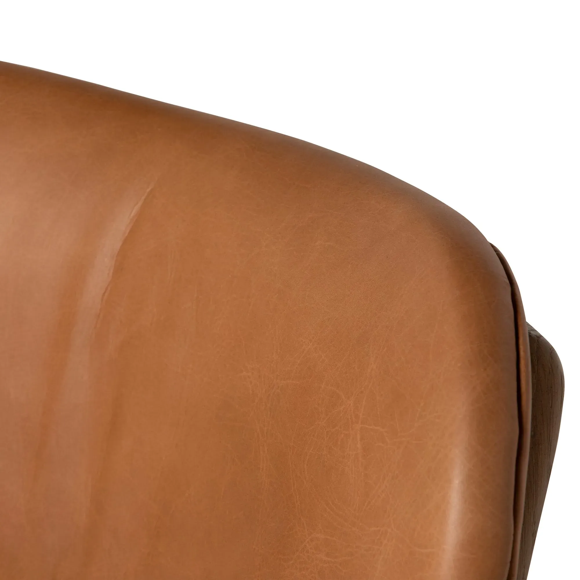 Dove Dining Chair - Brown, Leather
