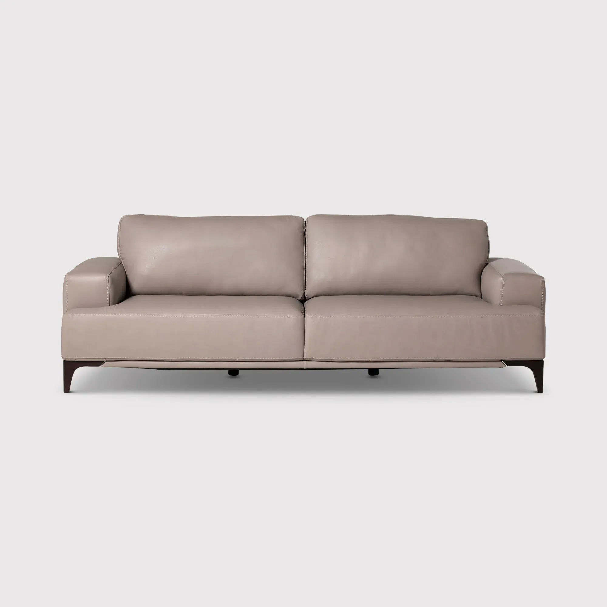 Draper Extra Large Sofa - Grey, Leather