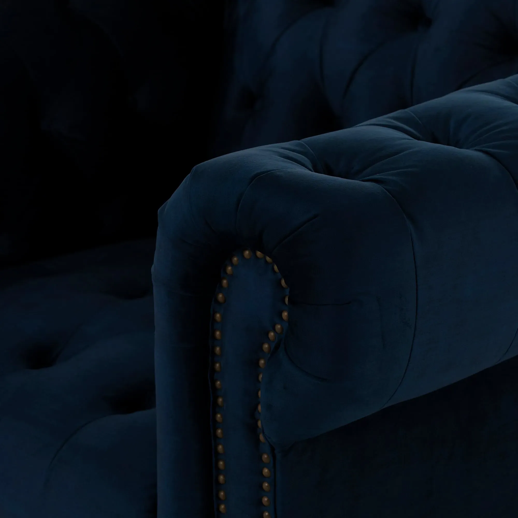 Duchamp Armchair - Blue, Velvet