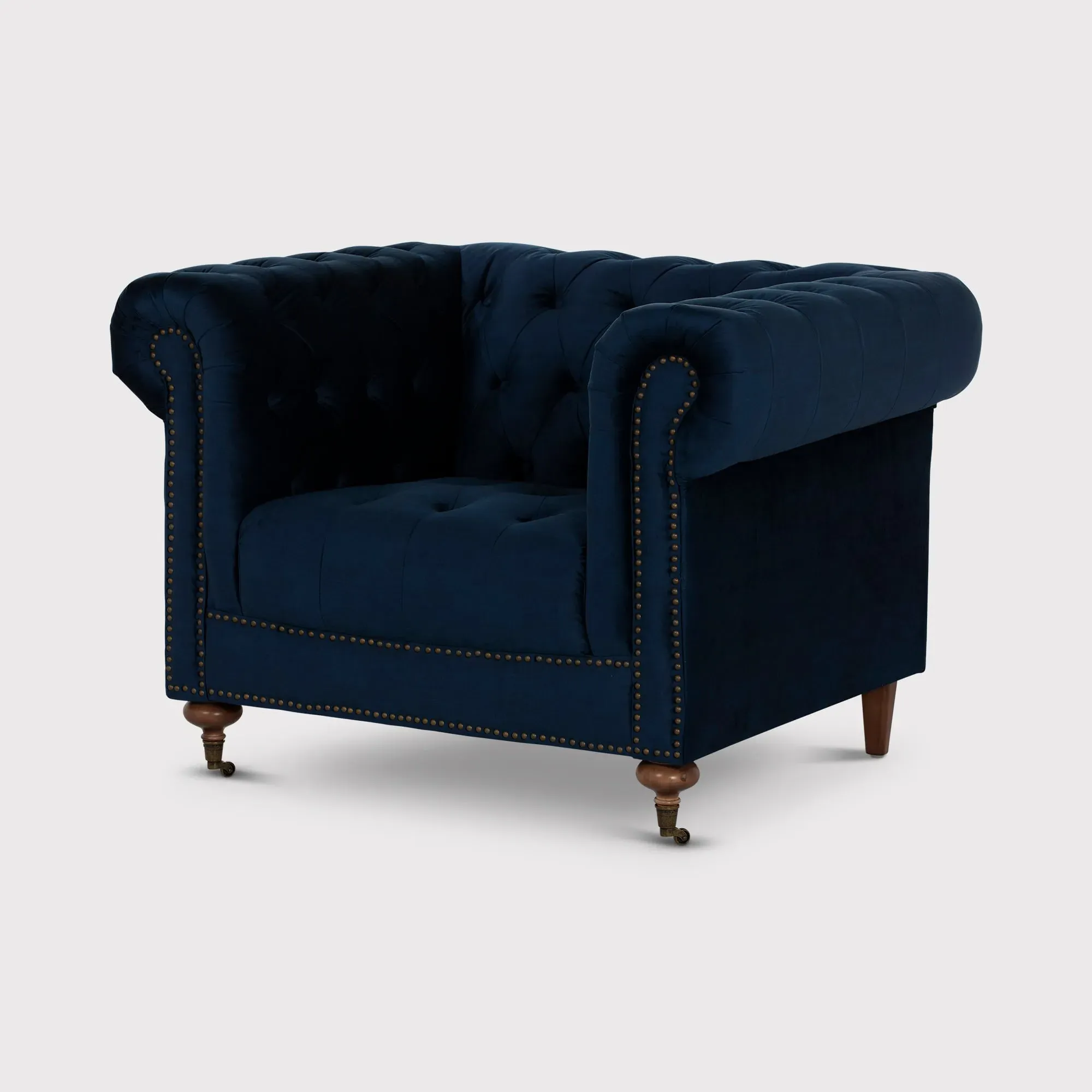 Duchamp Armchair - Blue, Velvet image