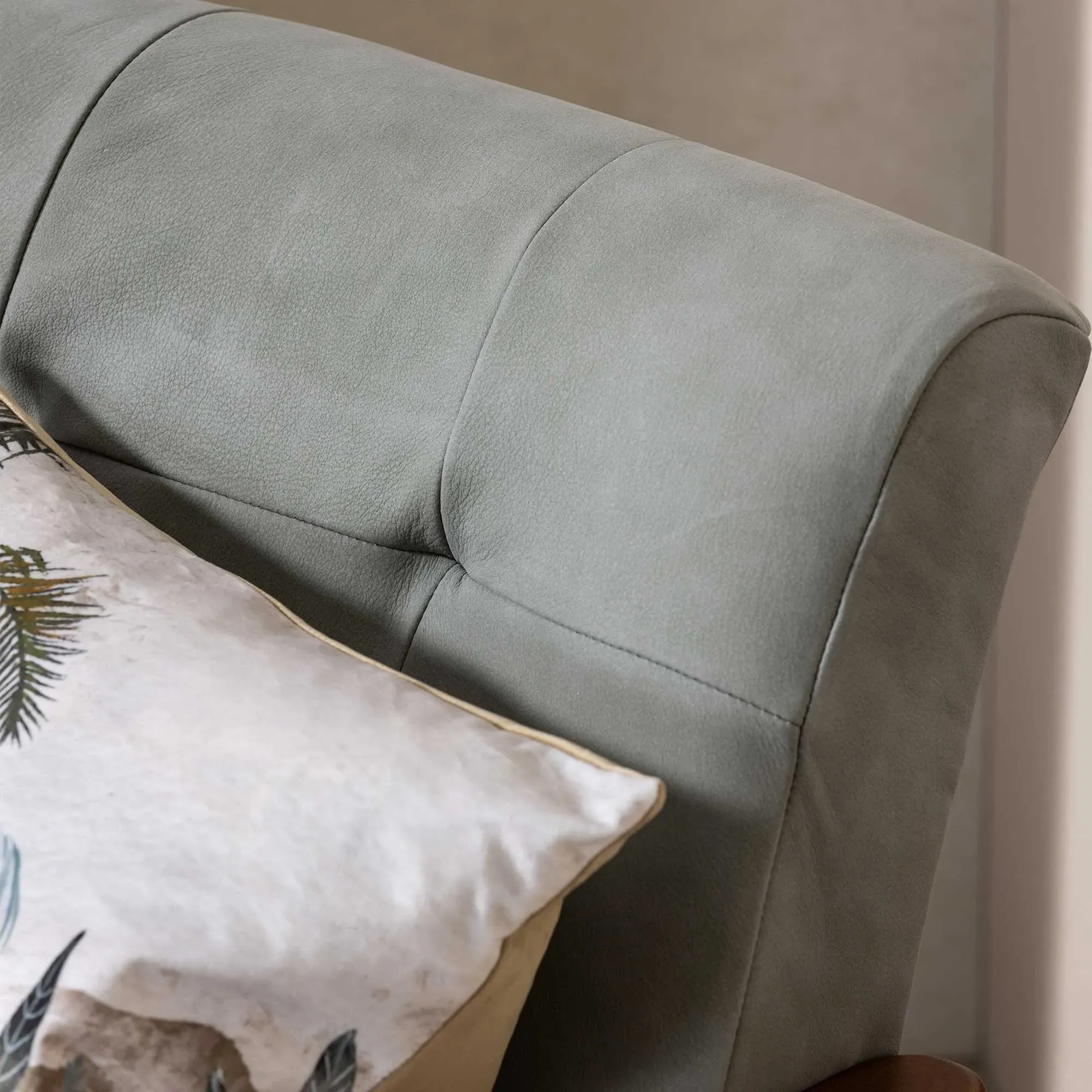 Duffy Accent Chair - Green, Leather