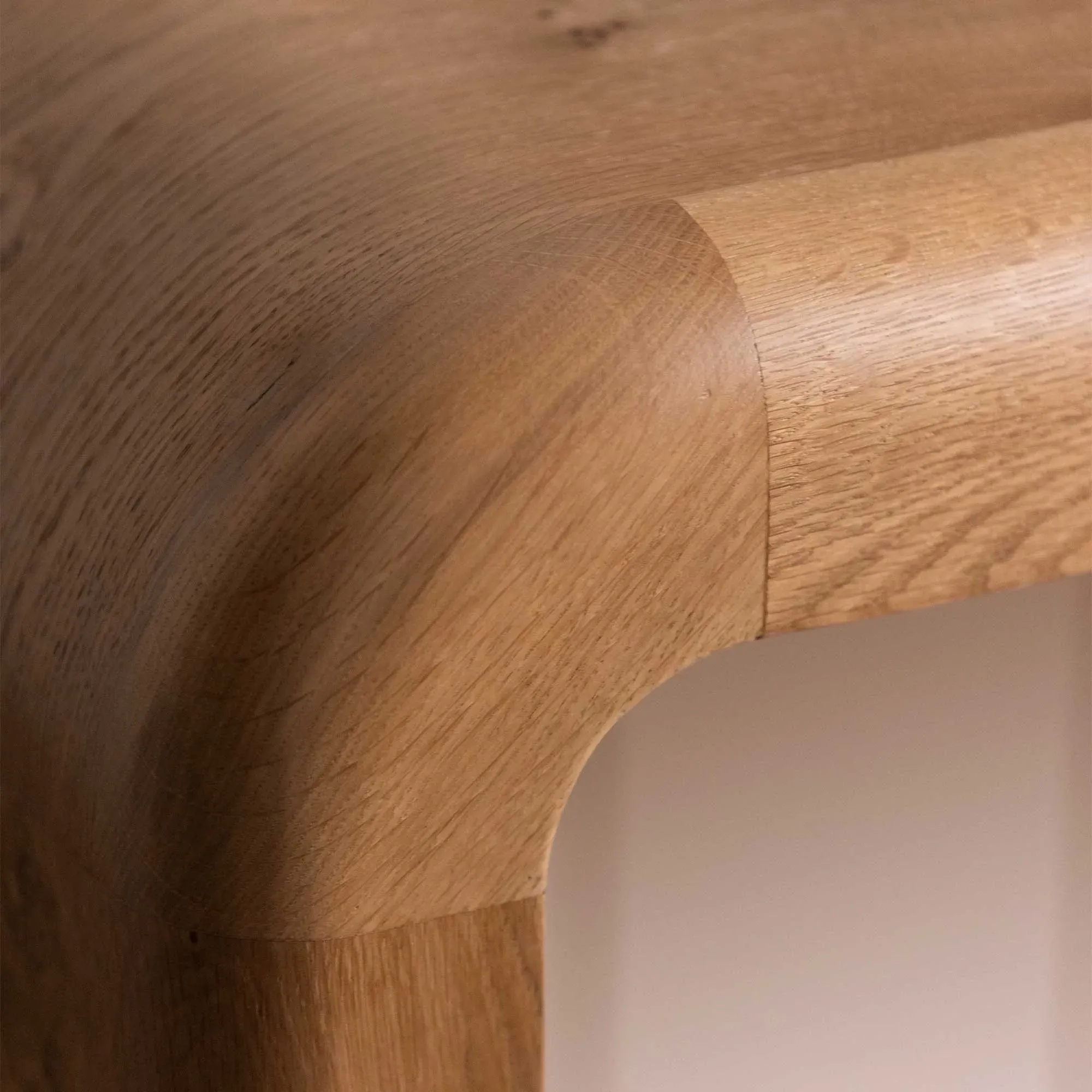 Edris Console Table - Brown, Oak