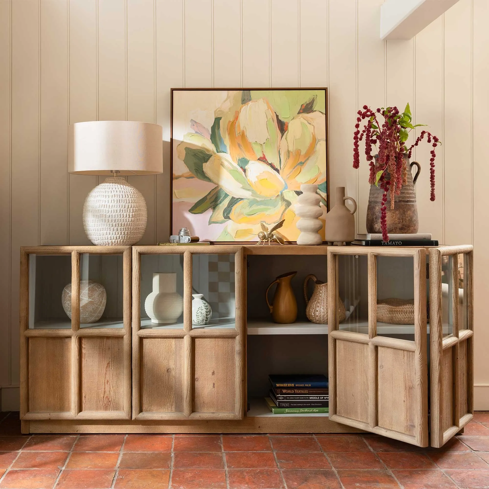 Edworth Sideboard - Neutral, Pine