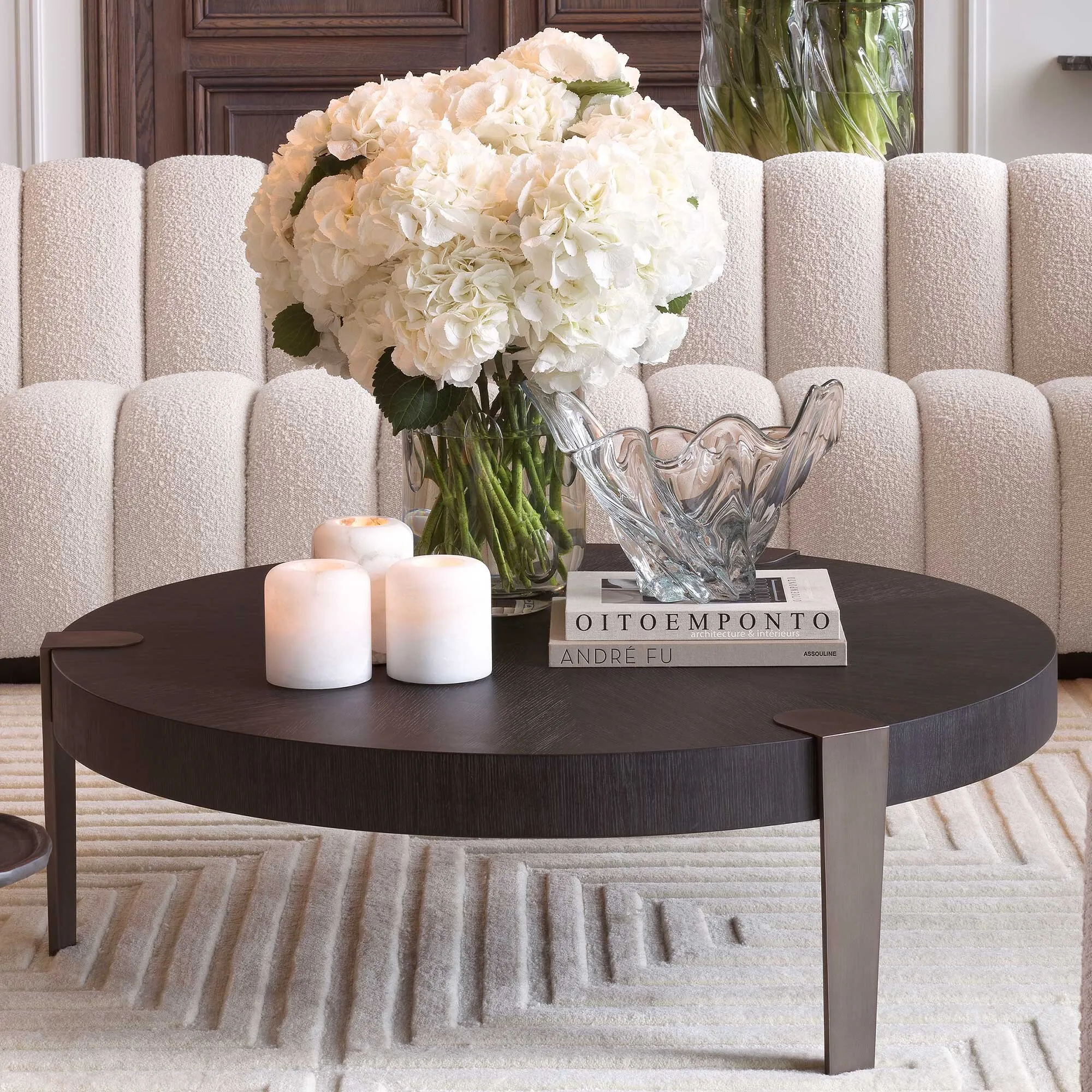 Eichholtz Ace Bowl - White, Glass