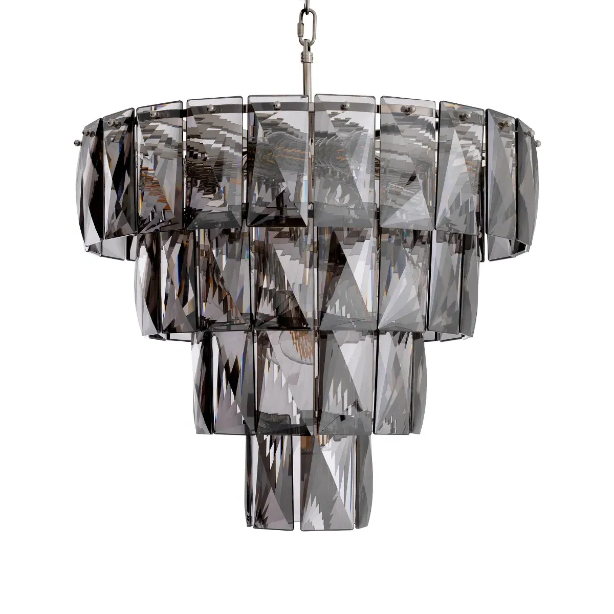 Eichholtz Amazone S Chandelier - Grey, Glass image