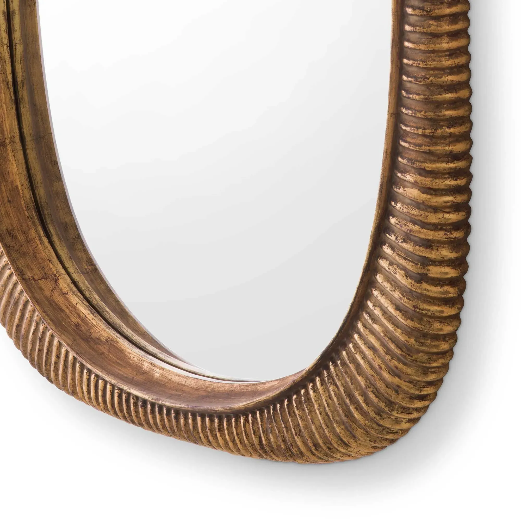 Eichholtz Casimir Square Mirror - Brown, Mahogany Wood