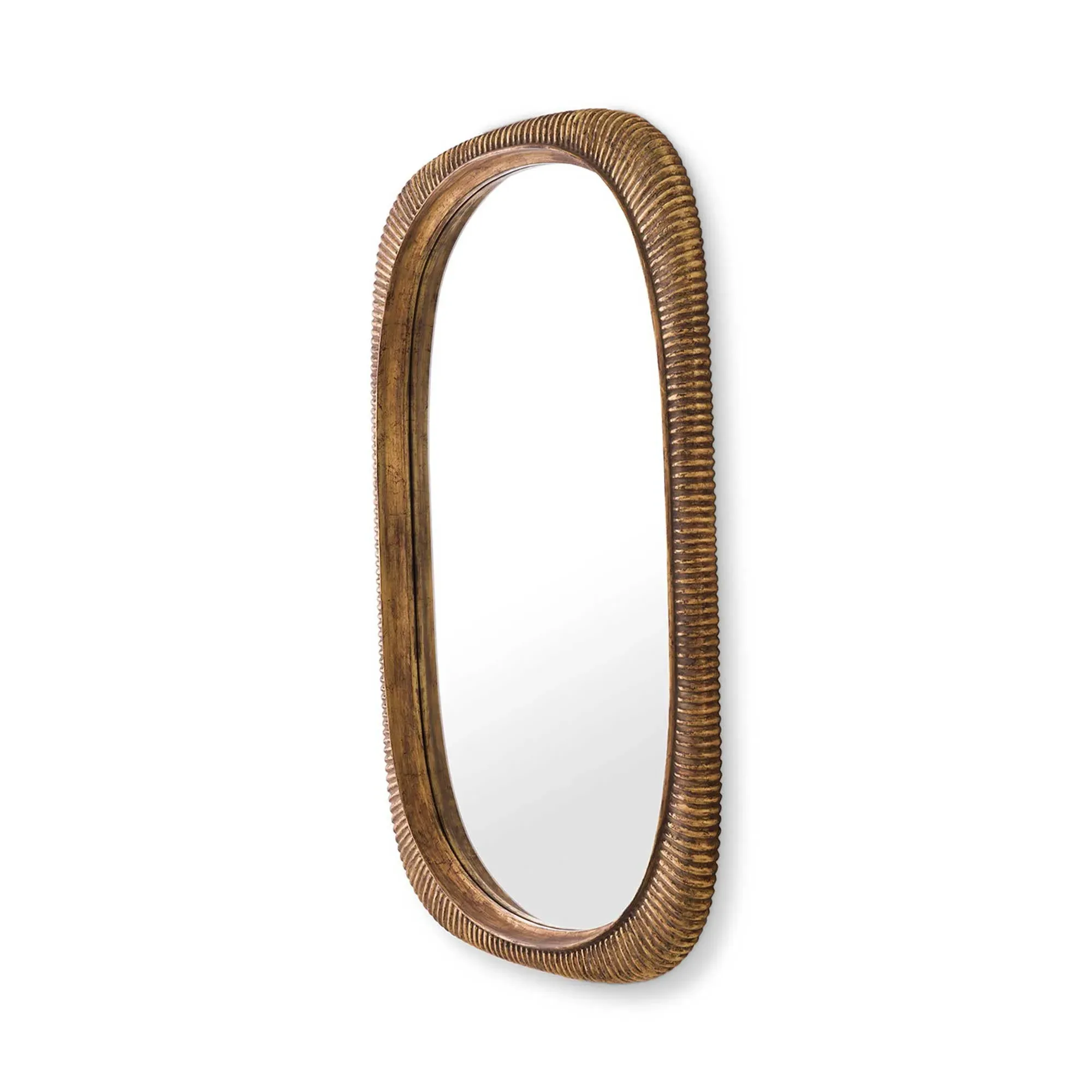 Eichholtz Casimir Square Mirror - Brown, Mahogany Wood