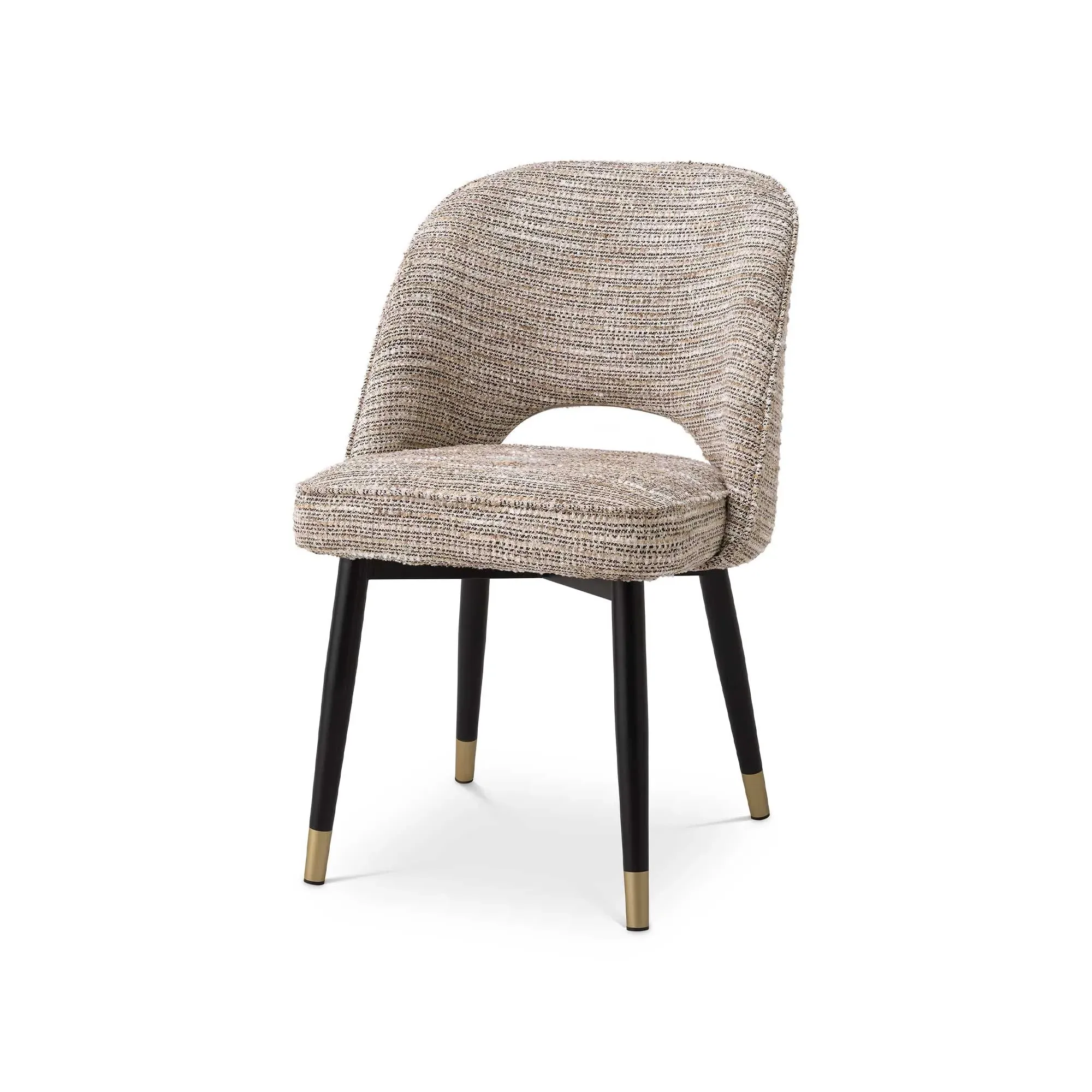 Eichholtz Cliff Dining Chair Set of 2 - Beige, Fabric