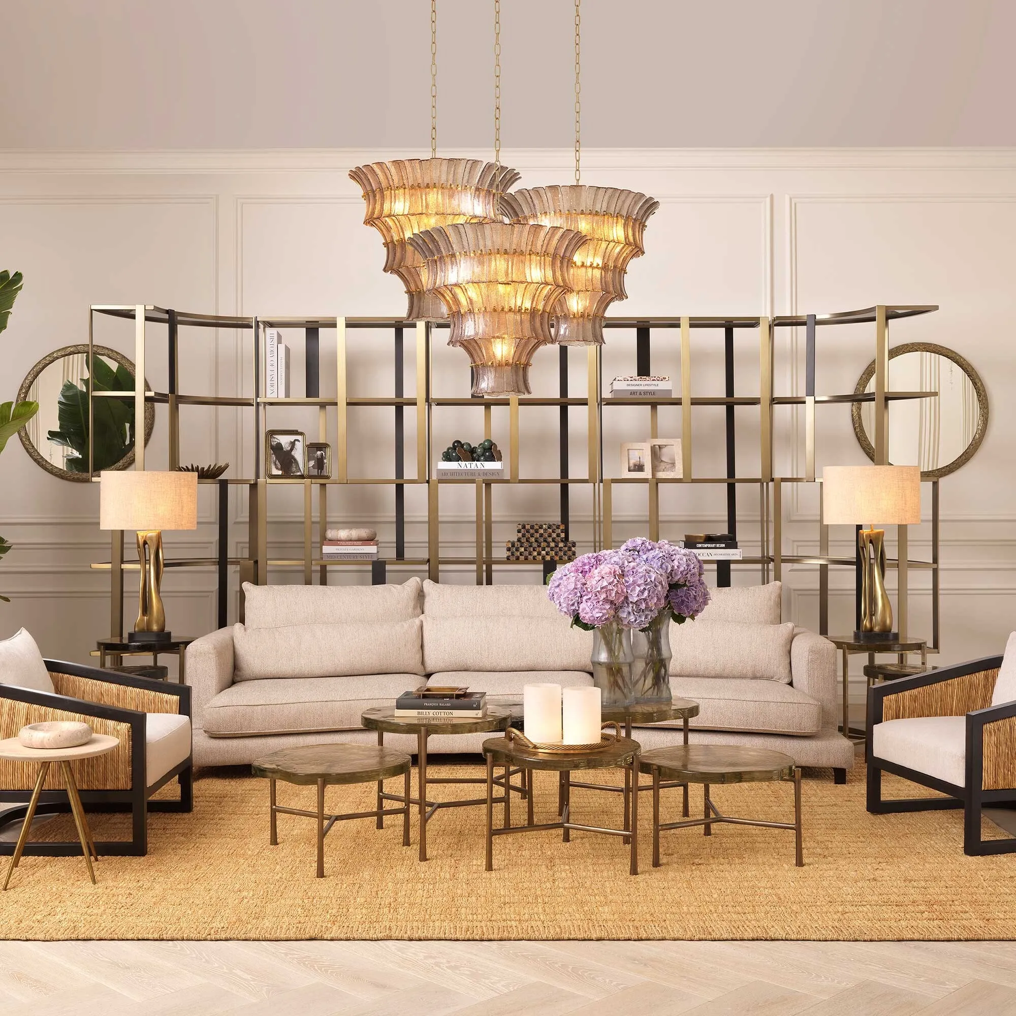 Eichholtz Clio Cabinet - Gold Metal