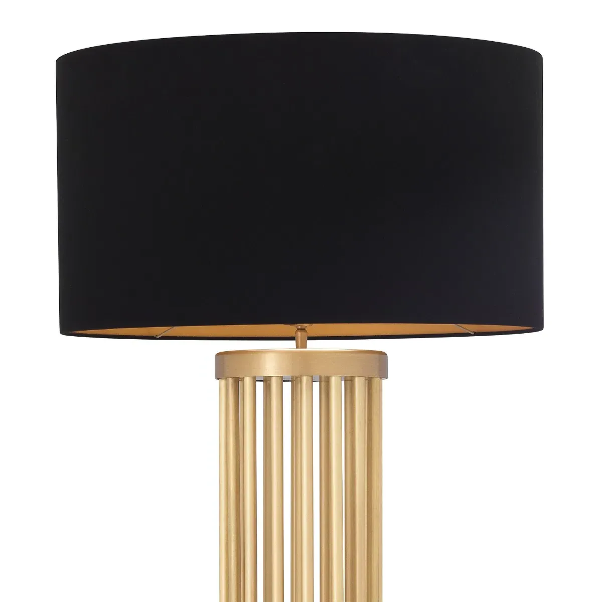 Eichholtz Condo Floor Lamp Including Shade - Gold, Metal