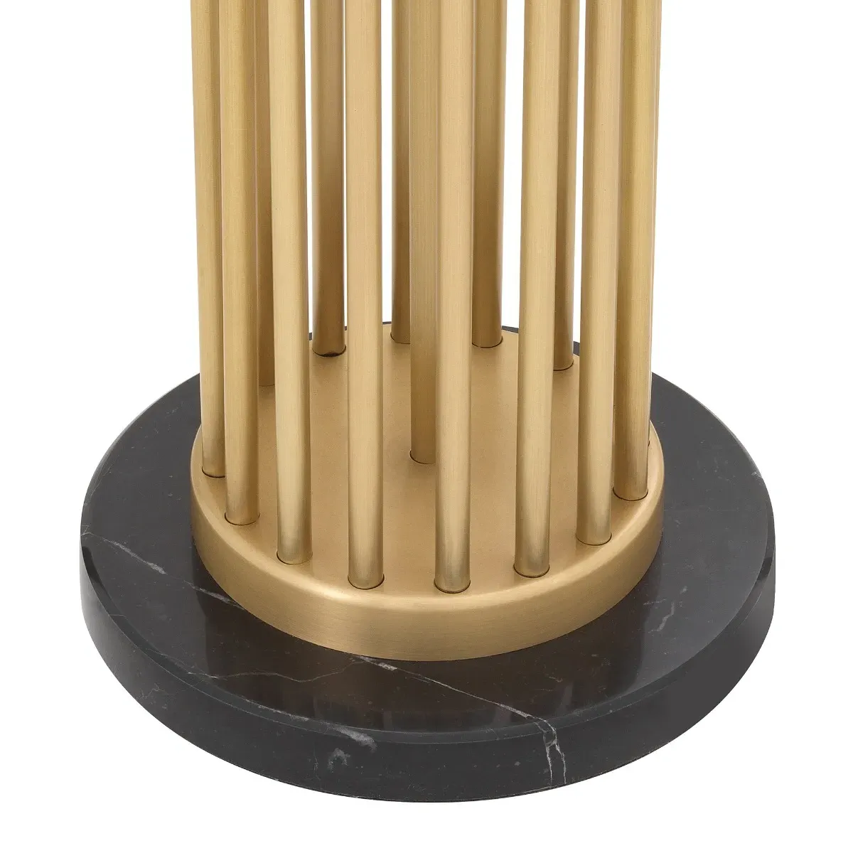 Eichholtz Condo Floor Lamp Including Shade - Gold, Metal