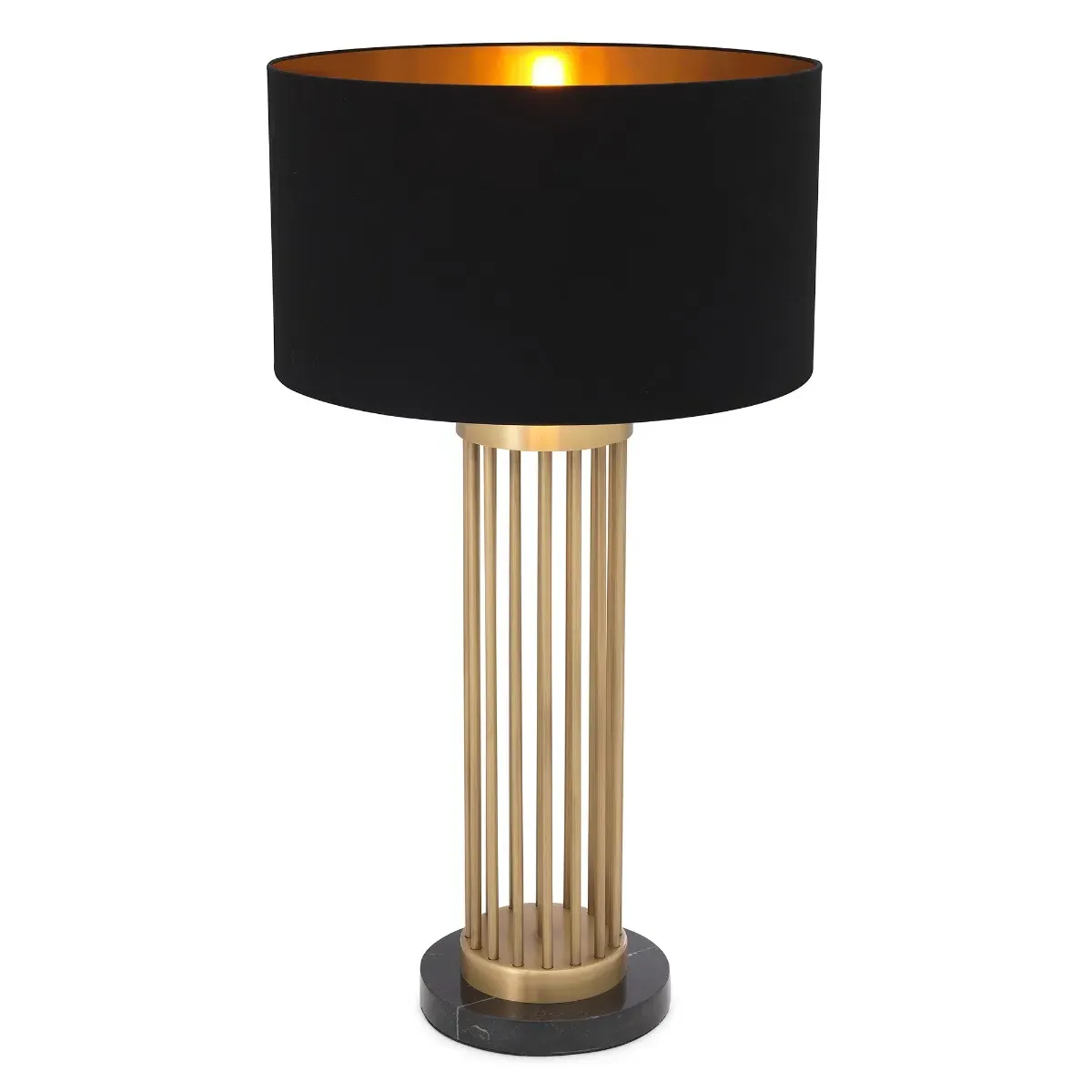 Eichholtz Condo Table Lamp Including Shade - Gold, Metal
