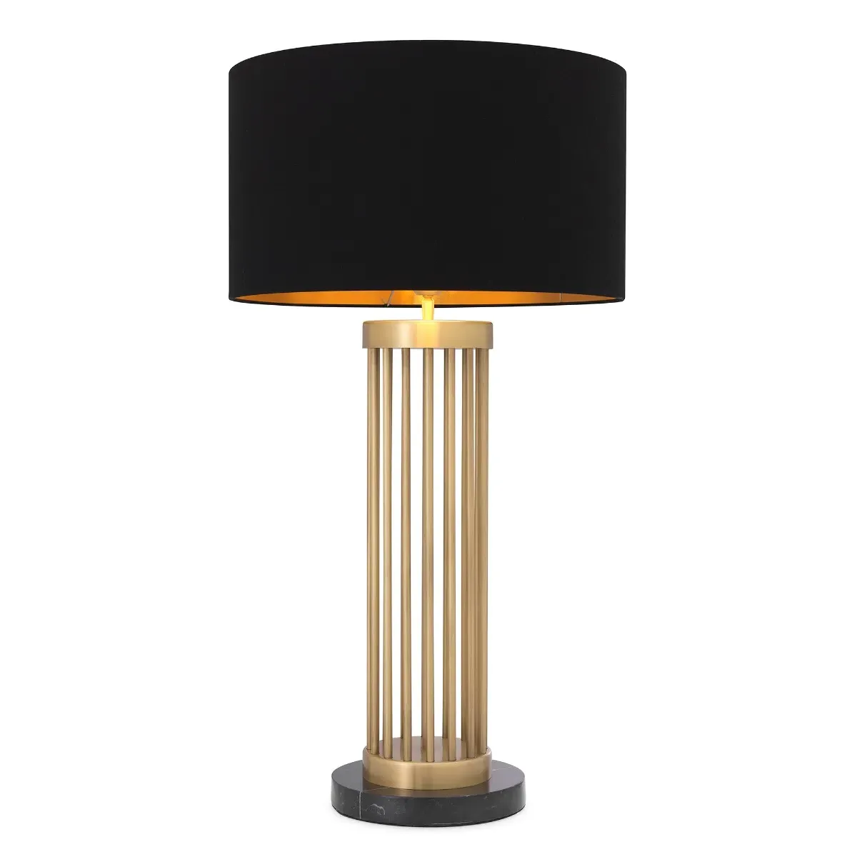 Eichholtz Condo Table Lamp Including Shade - Gold, Metal