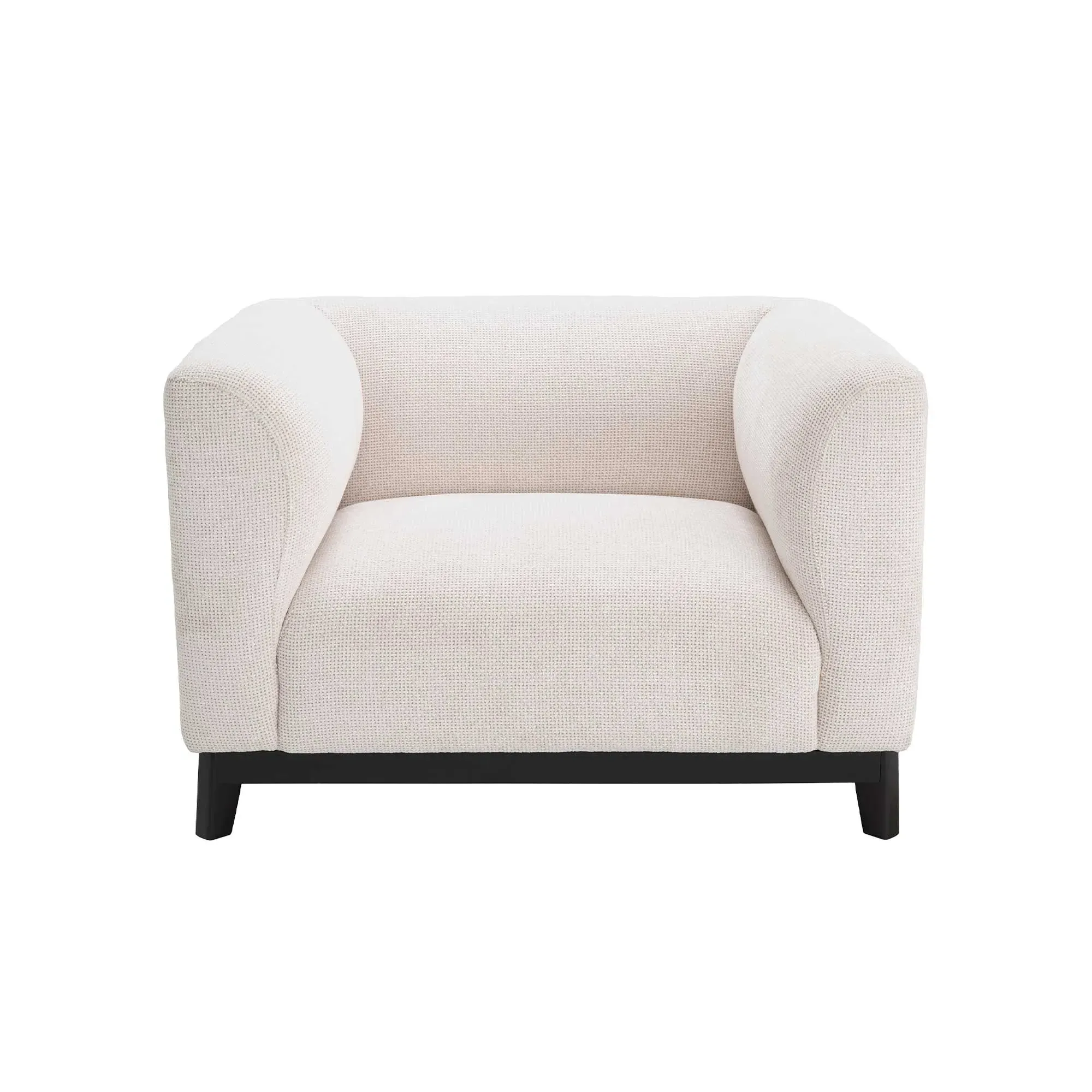 Eichholtz Corso Armchair - White, Fabric