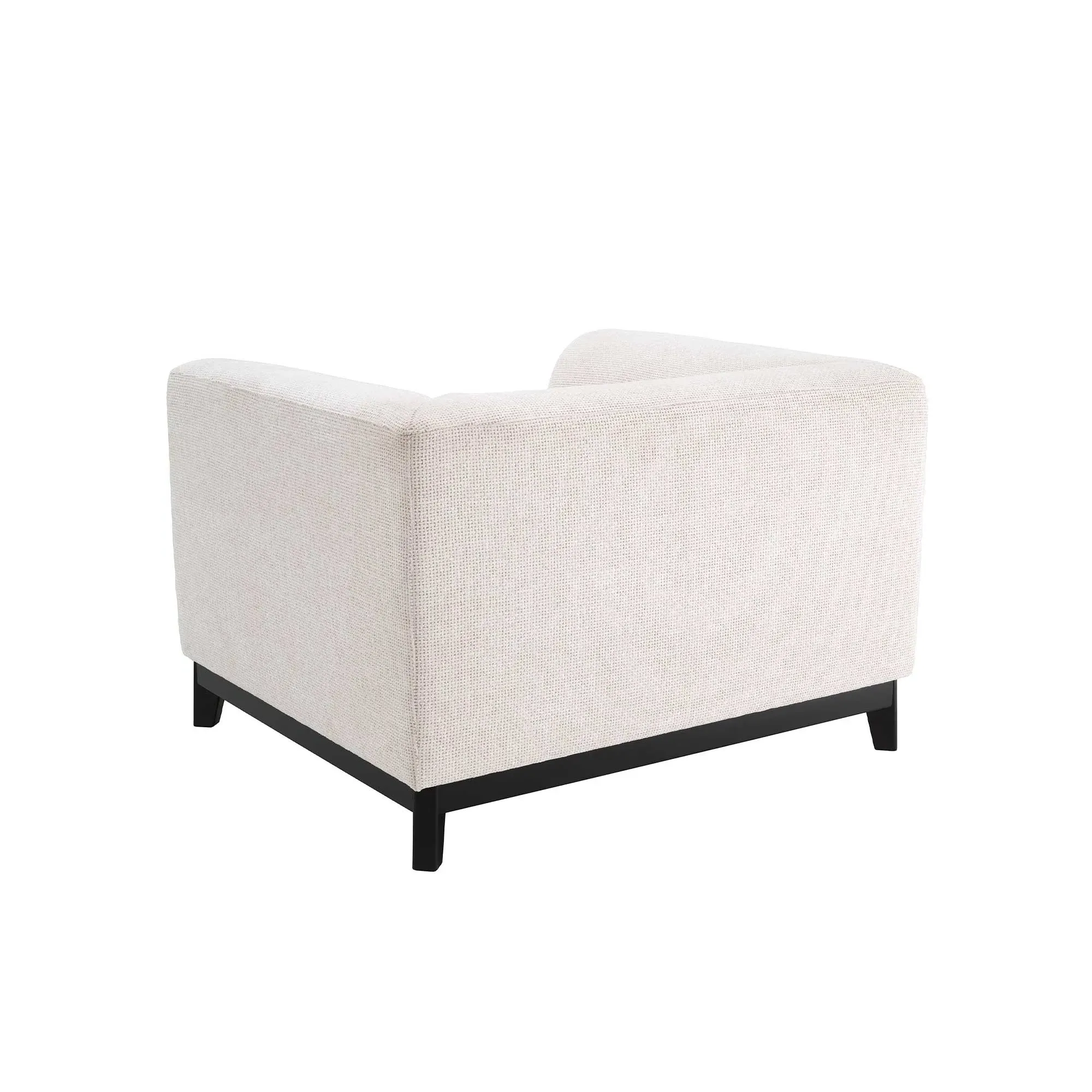 Eichholtz Corso Armchair - White, Fabric