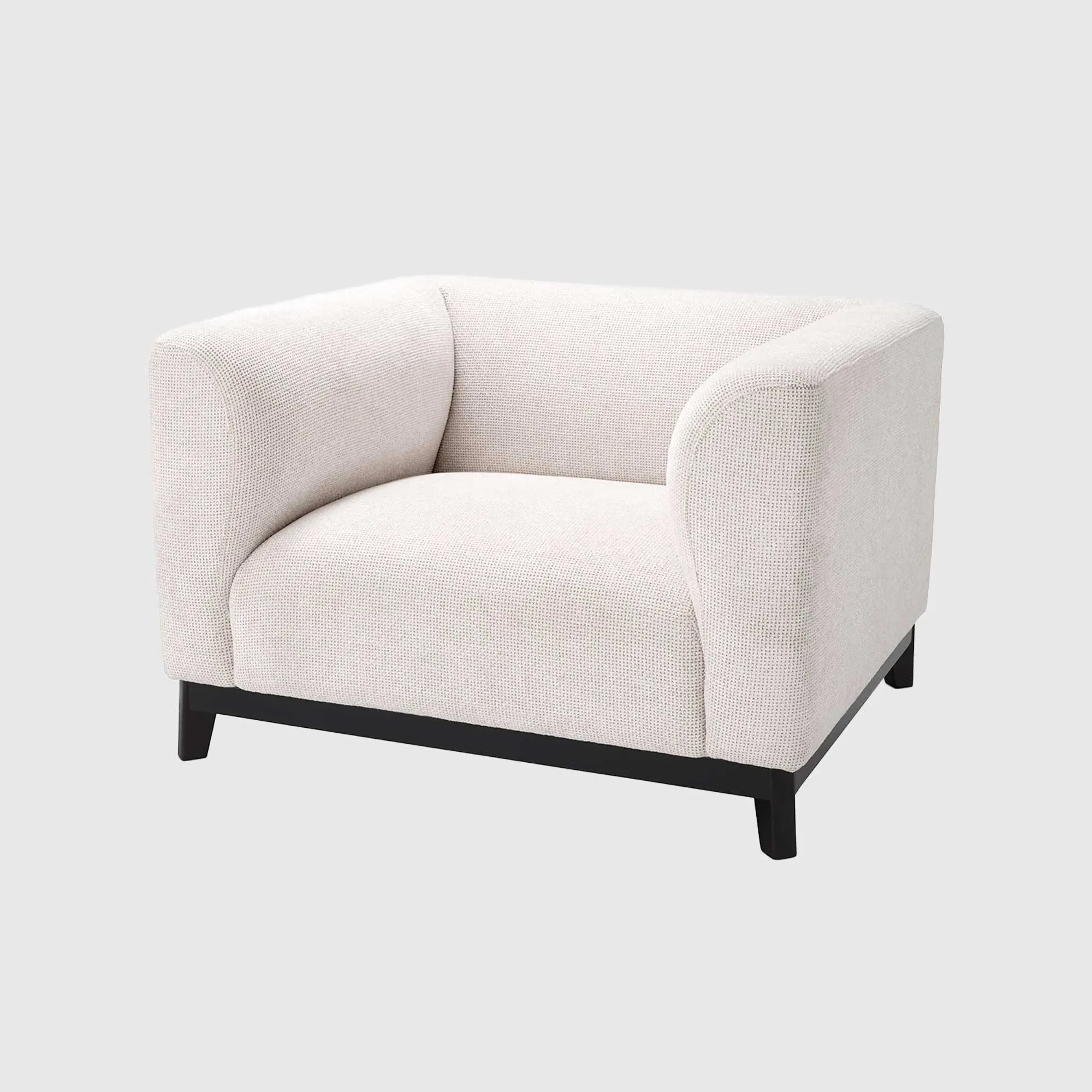 Eichholtz Corso Armchair - White, Fabric image