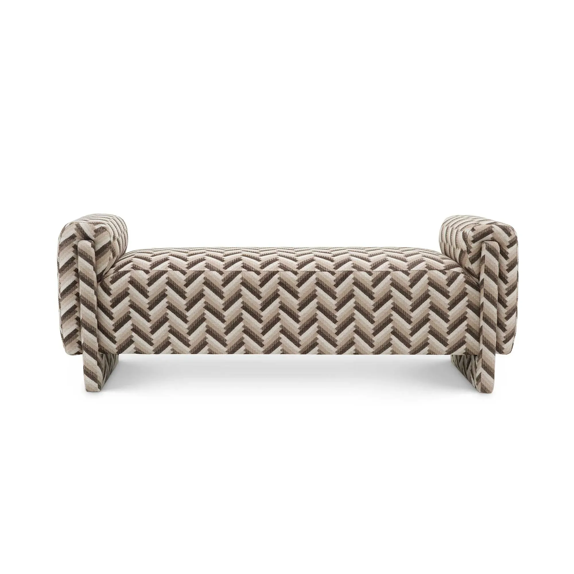 Eichholtz Del Vale Fabric Bench - Rubber Wood
