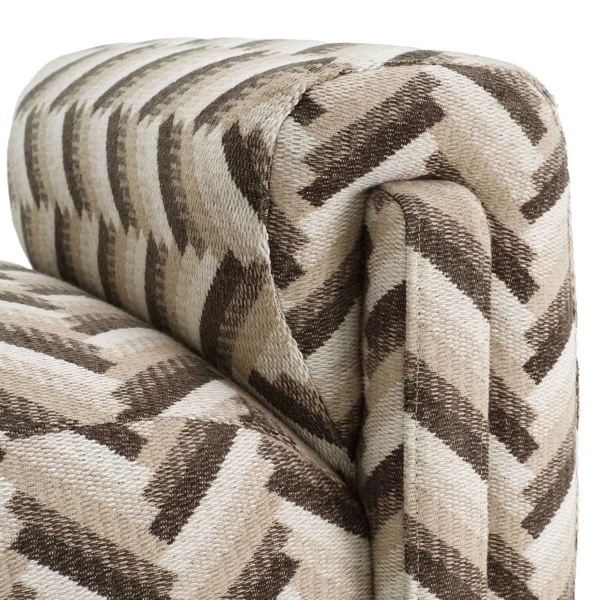 Eichholtz Del Vale Fabric Bench - Rubber Wood