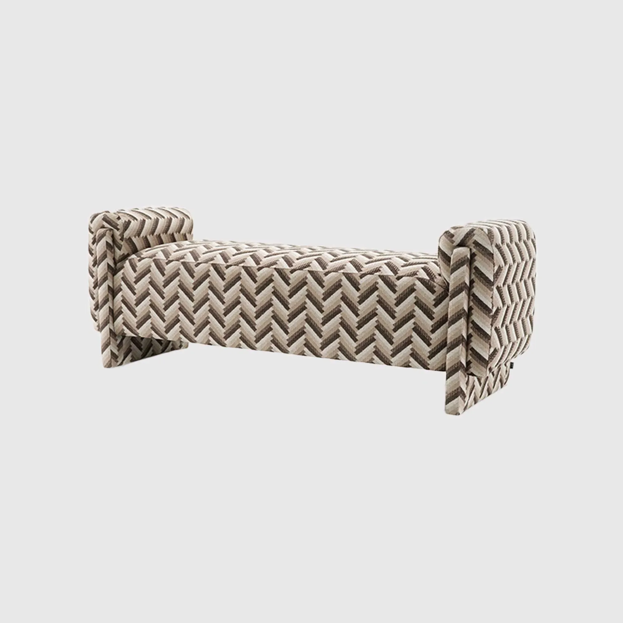 Eichholtz Del Vale Fabric Bench - Rubber Wood image