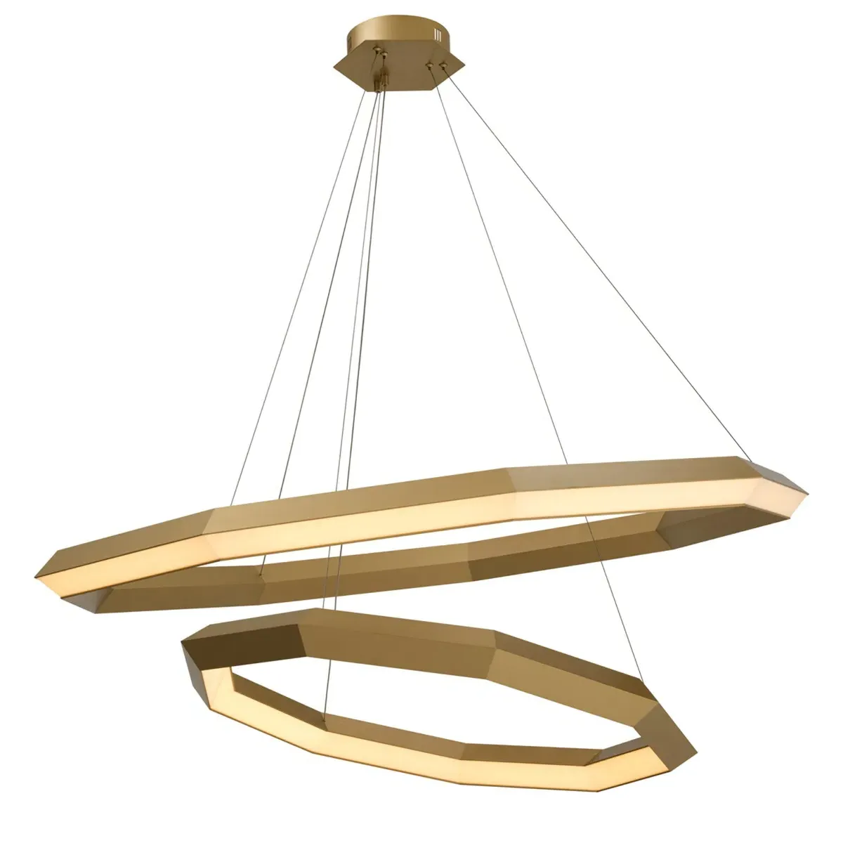 Eichholtz Helvetia Chandelier - Antique Brass, Metal