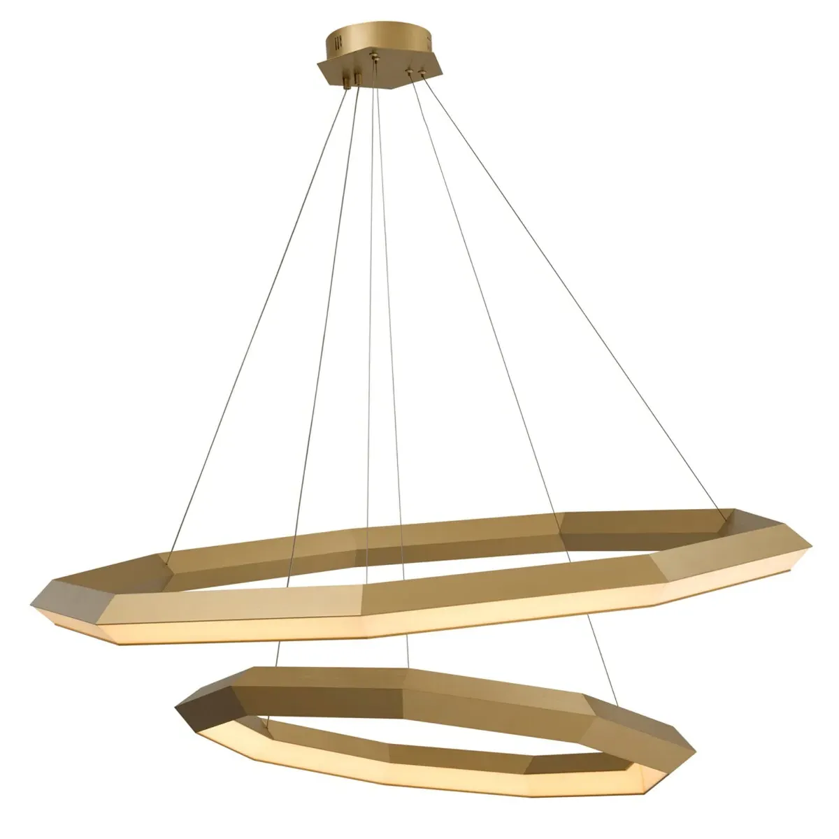 Eichholtz Helvetia Chandelier - Antique Brass, Metal