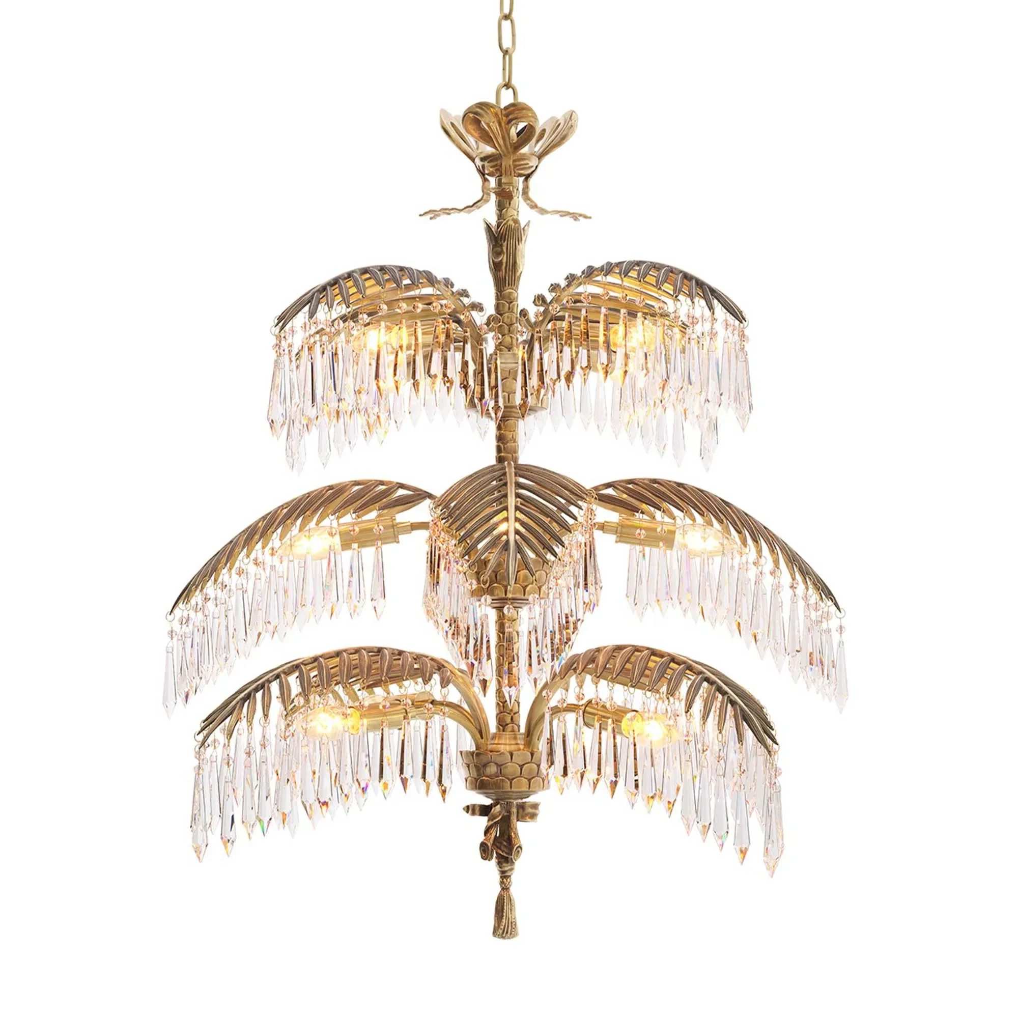 Eichholtz Hildebrandt L Chandelier - Gold, Metal