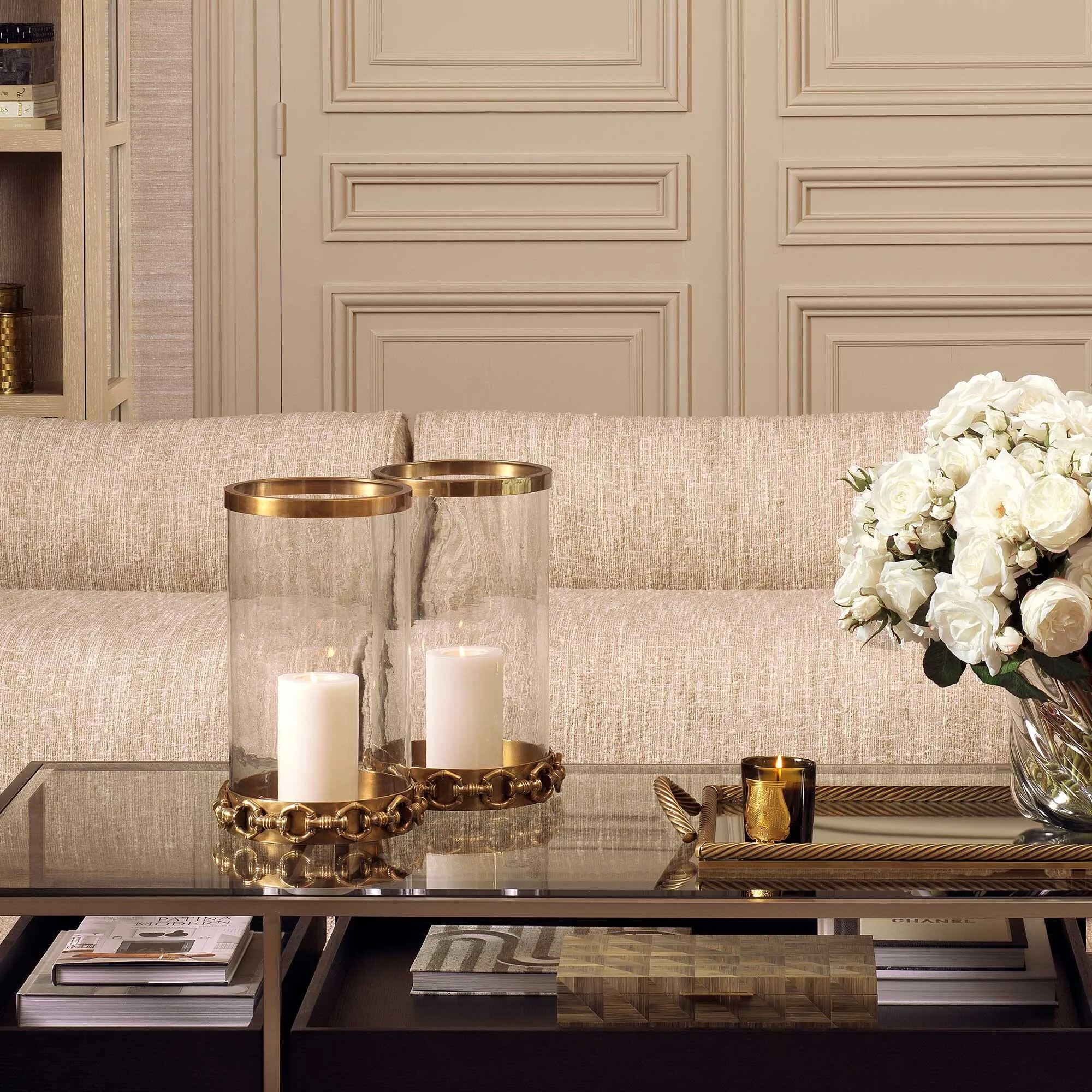 Eichholtz Hurricane Clementine L - Gold Glass