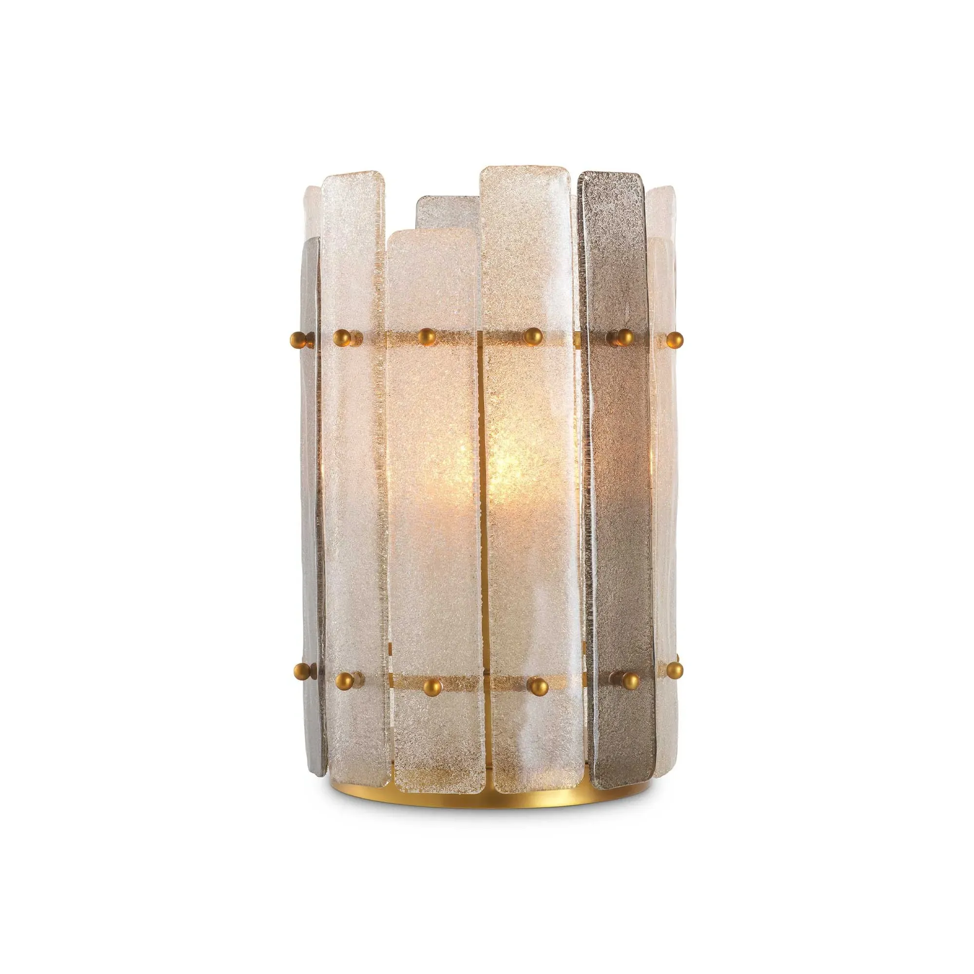 Eichholtz Hurricane Greyson Round - Gold Glass