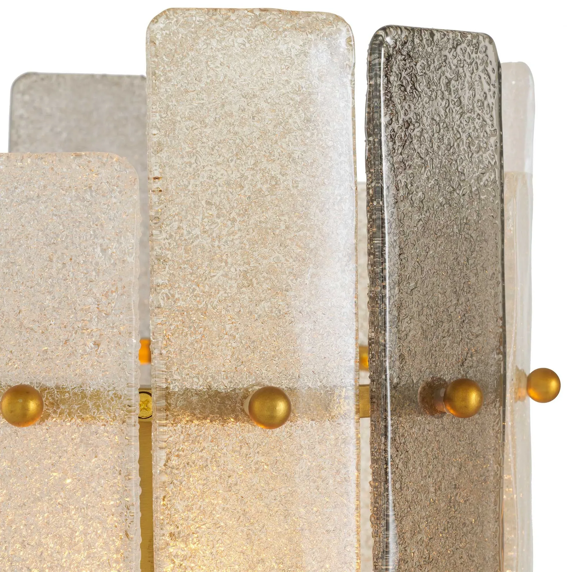 Eichholtz Hurricane Greyson Round - Gold Glass