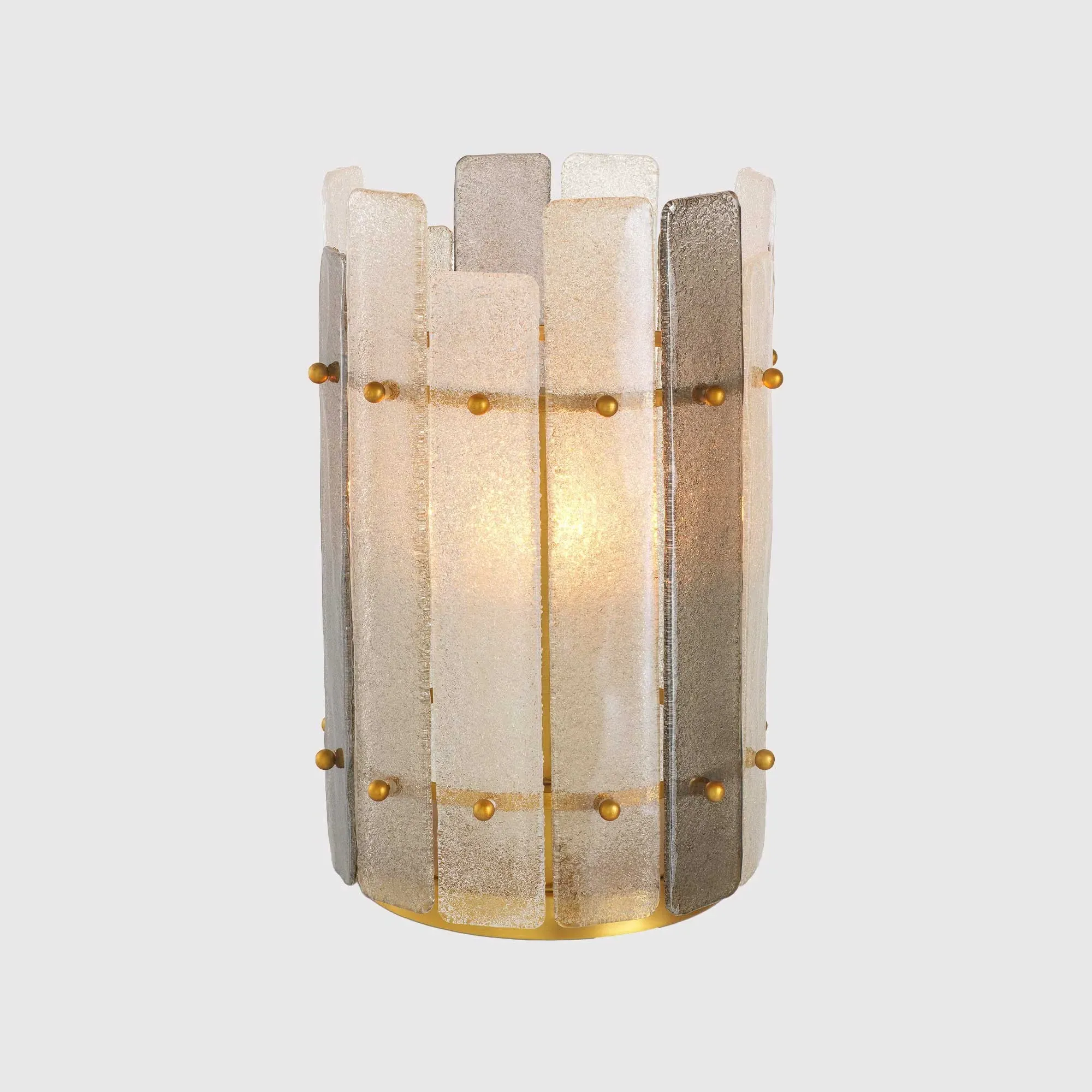 Eichholtz Hurricane Greyson Round - Gold Glass