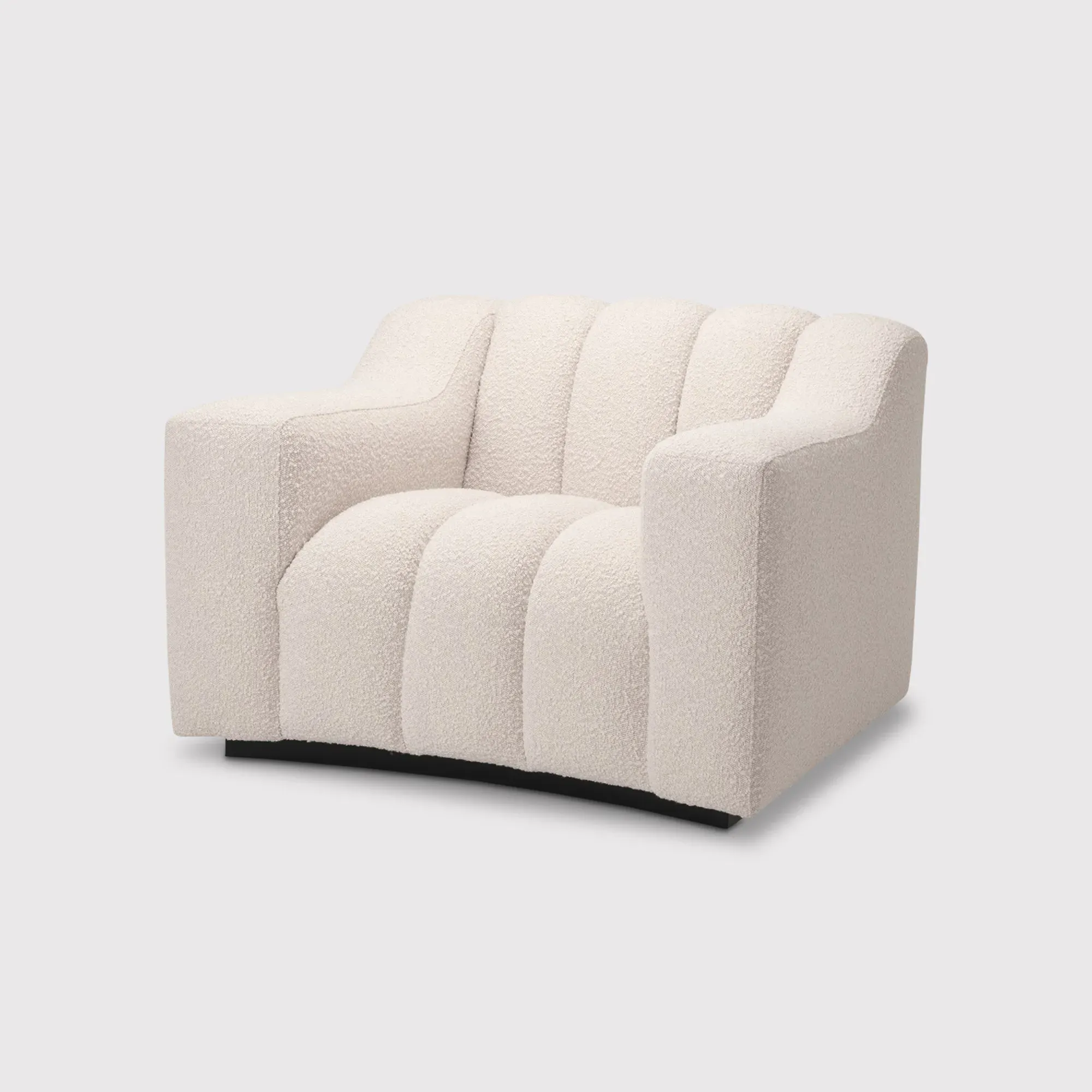 Eichholtz Kelly Armchair - White, Boucle image