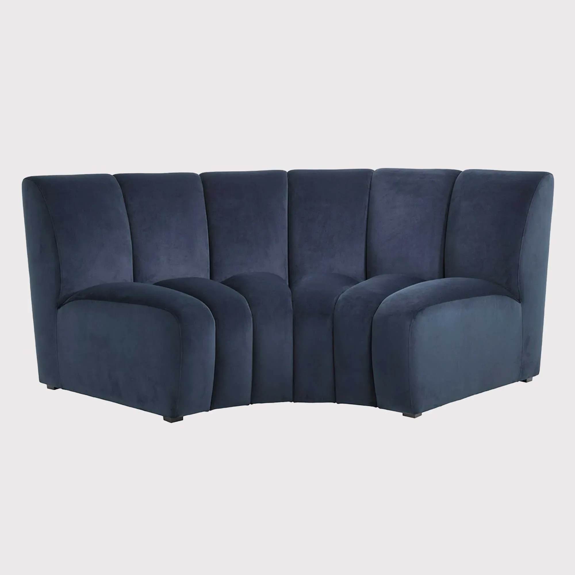 Eichholtz Lando Corner Sofa - Blue, Fabric image
