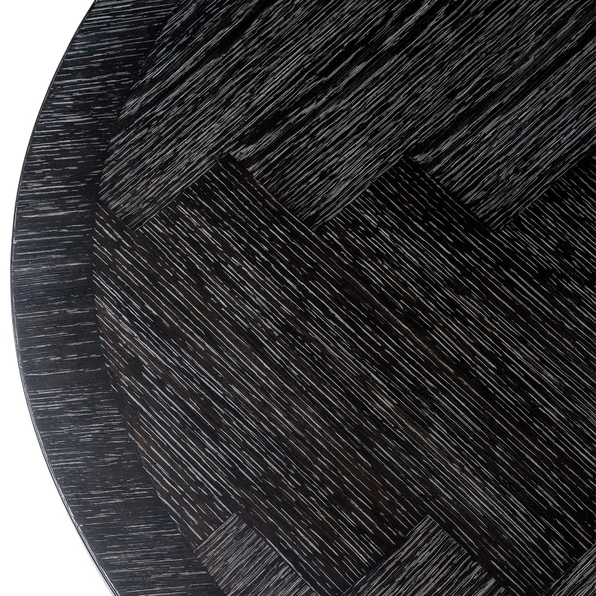 Eichholtz Melchior Oval Dining Table - Black, Oak